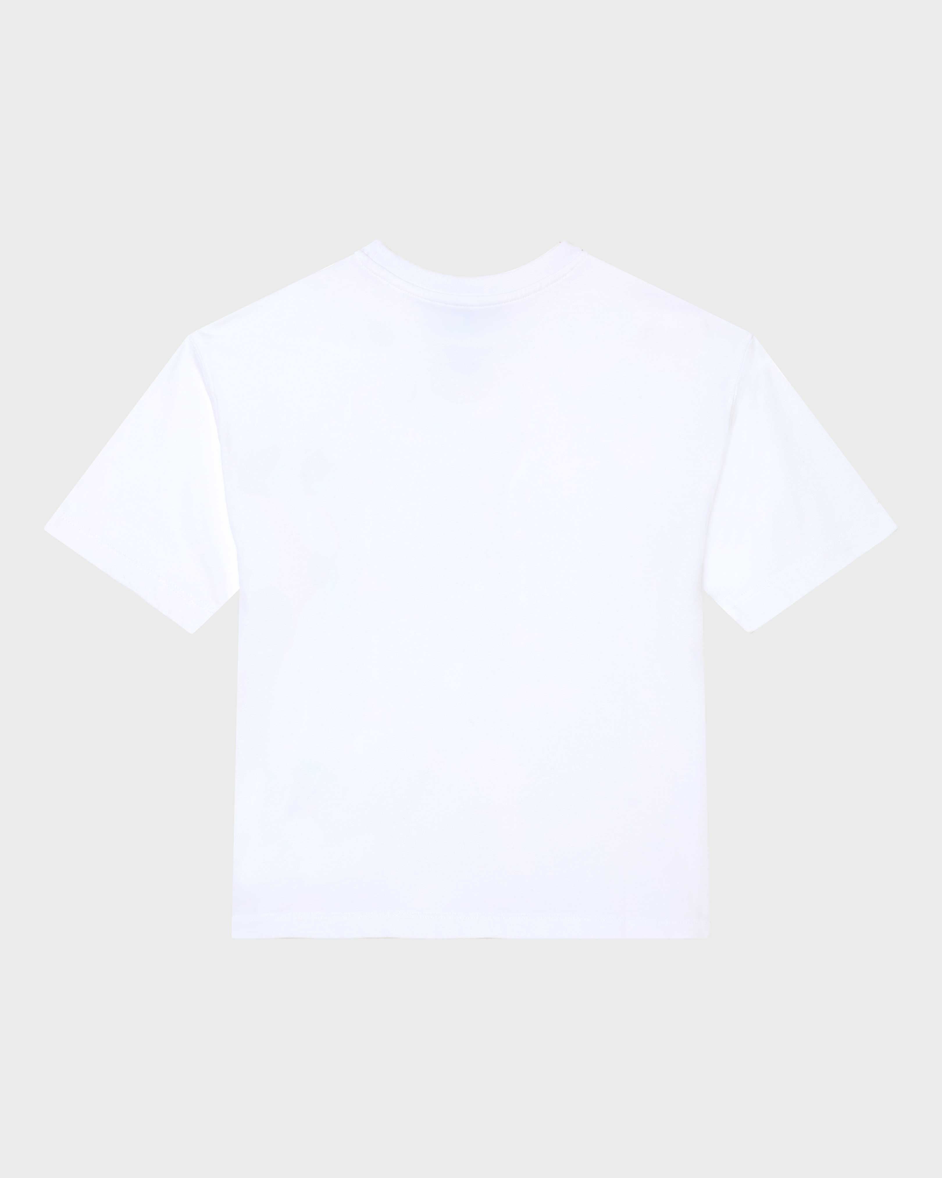 T-shirt oversize bambino con stampa Turtle BIANCO back view