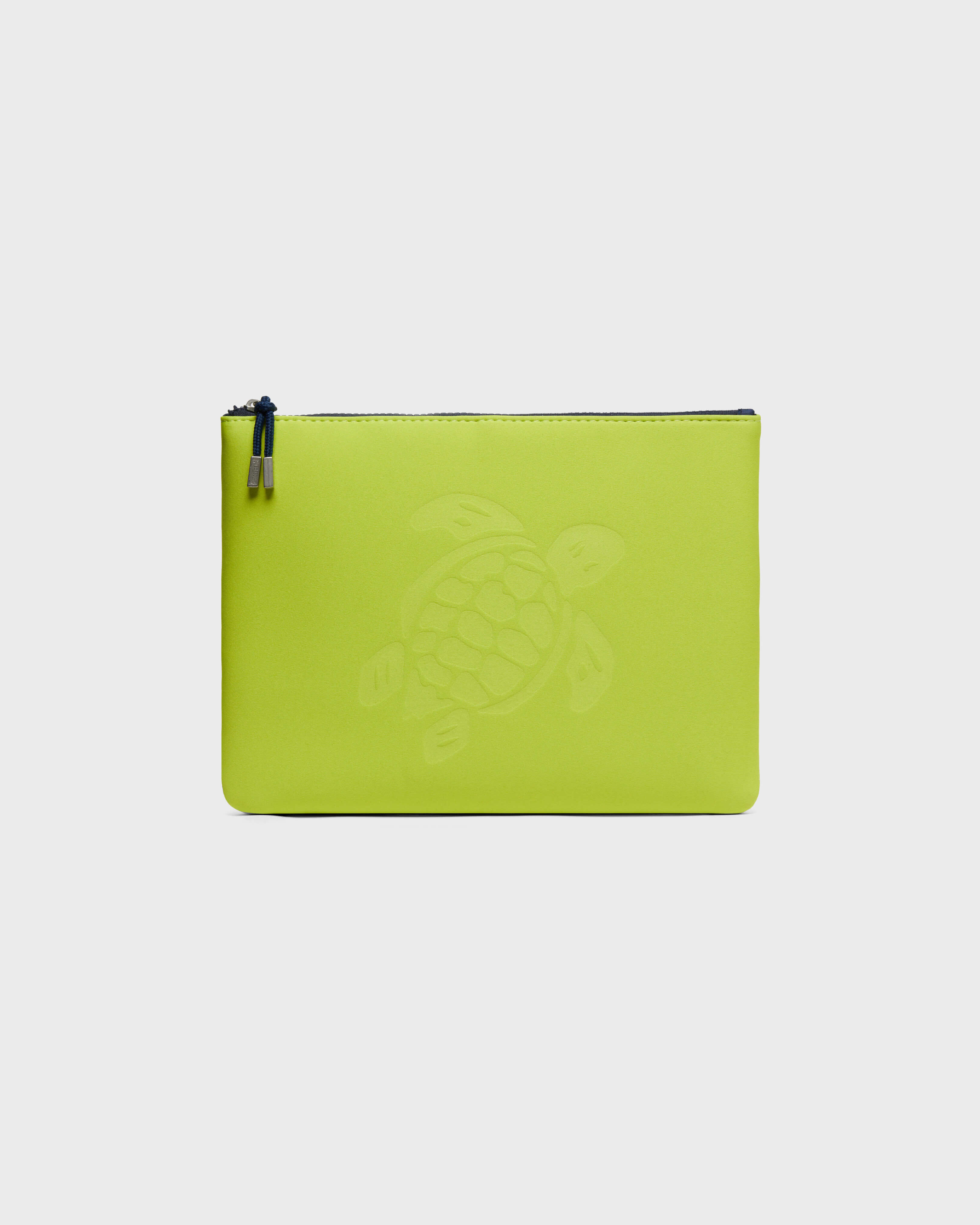 Neoprene Pouch Solid CHARTREUSE front view