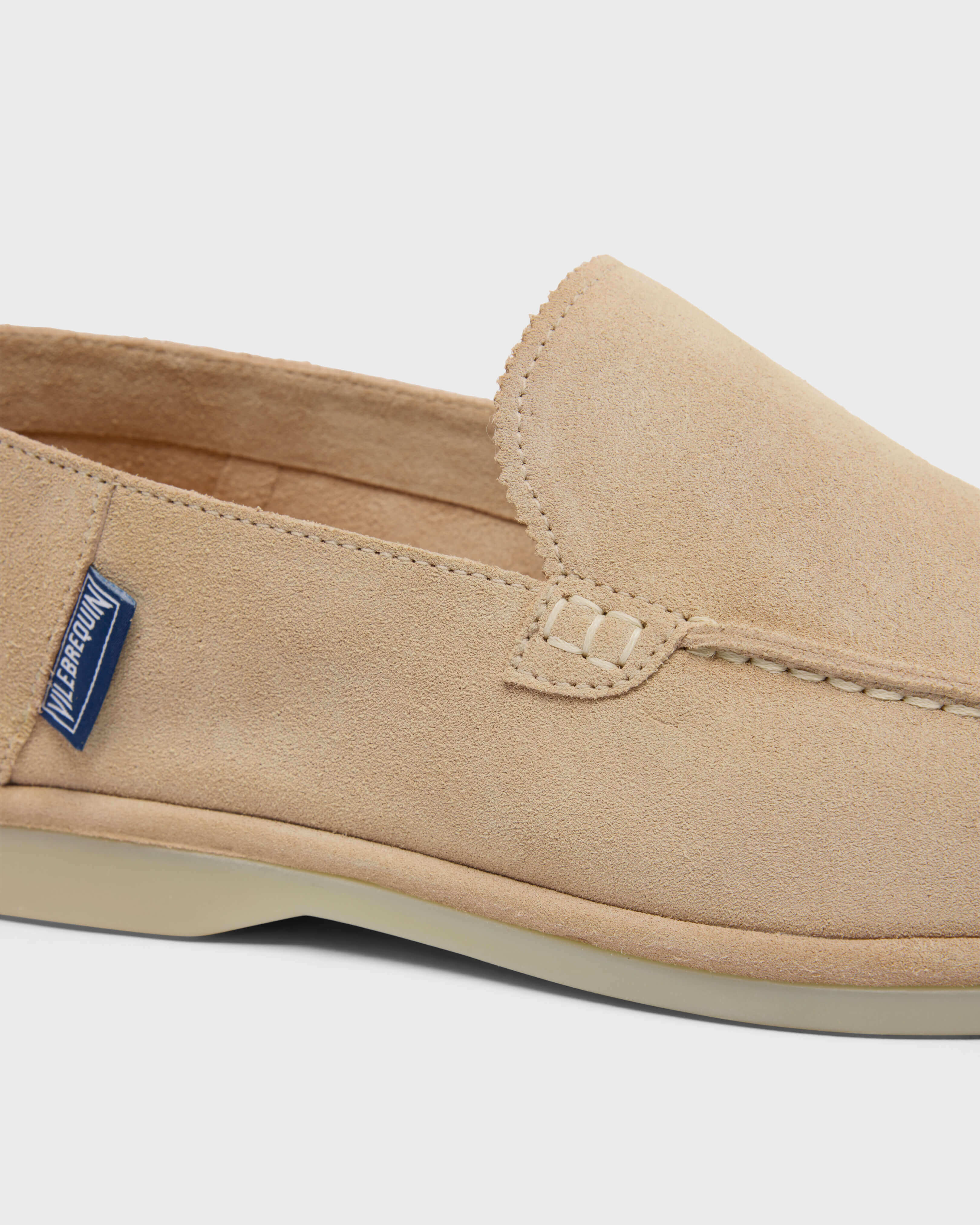 Mocasines en ante para hombre BEIGE supp4 view