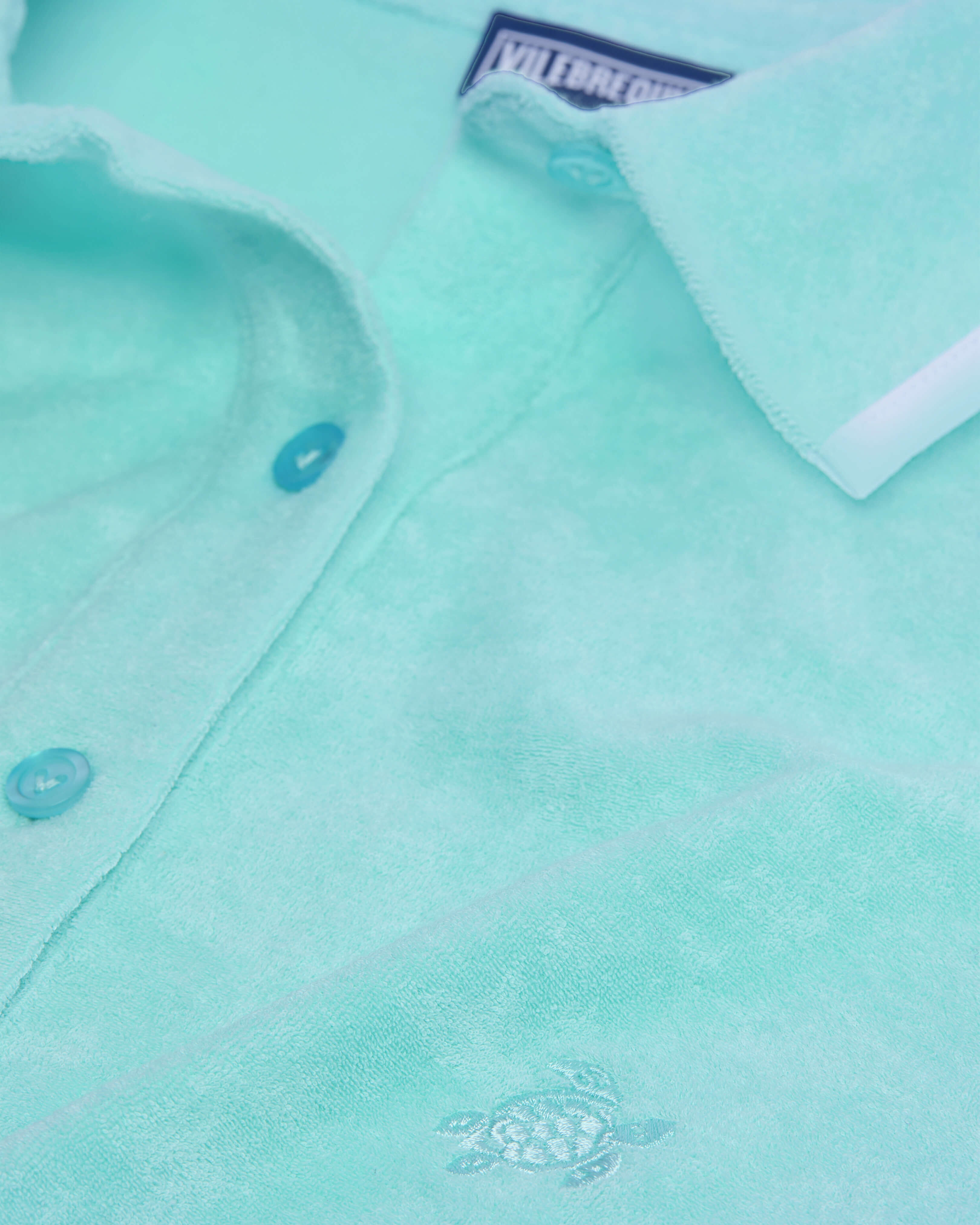 Women Terry Polo Solid OXYGENE supp4 view