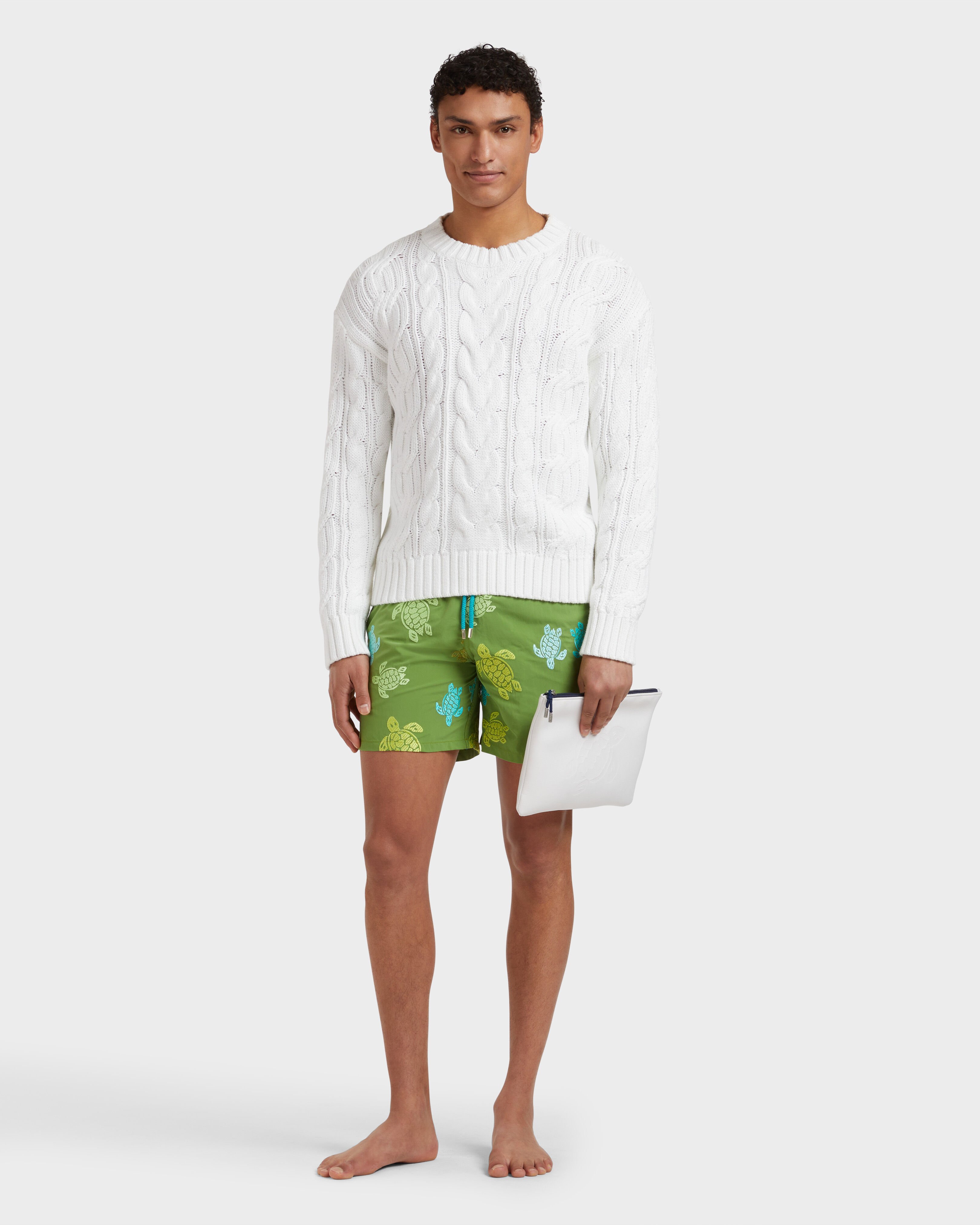 Men Swim Shorts Embroidered Tortue Multicolore - Limited Edition CAMOUPLAGE supp1 view