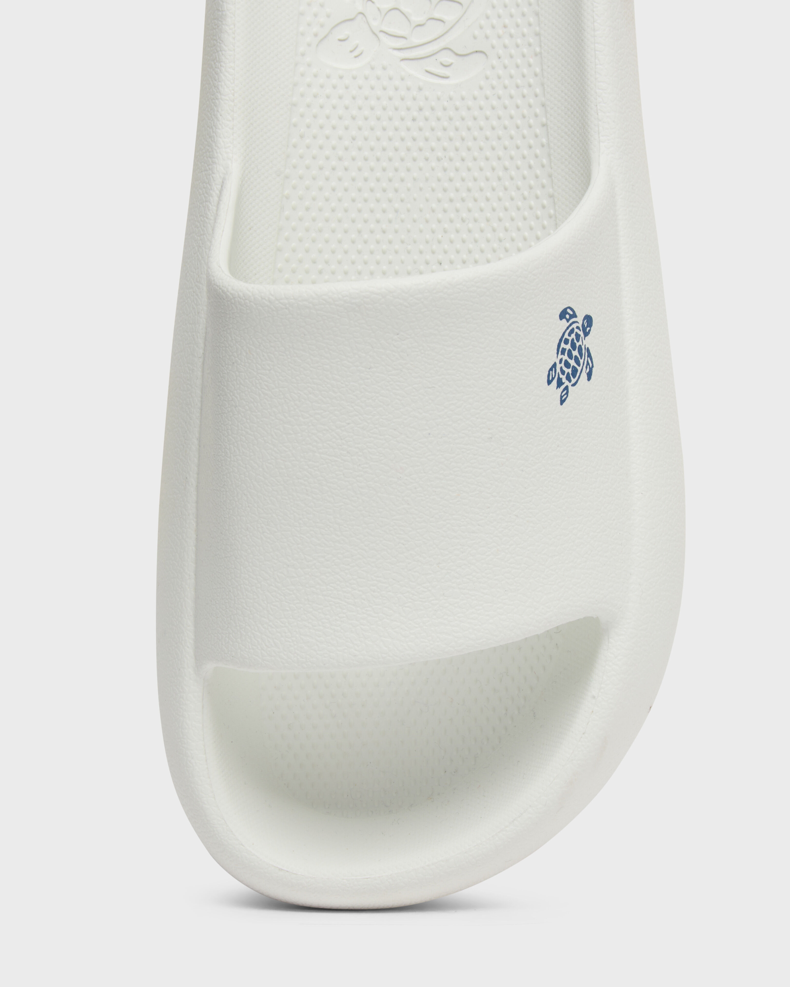 Claquettes de plage homme unies BLANC look1 view