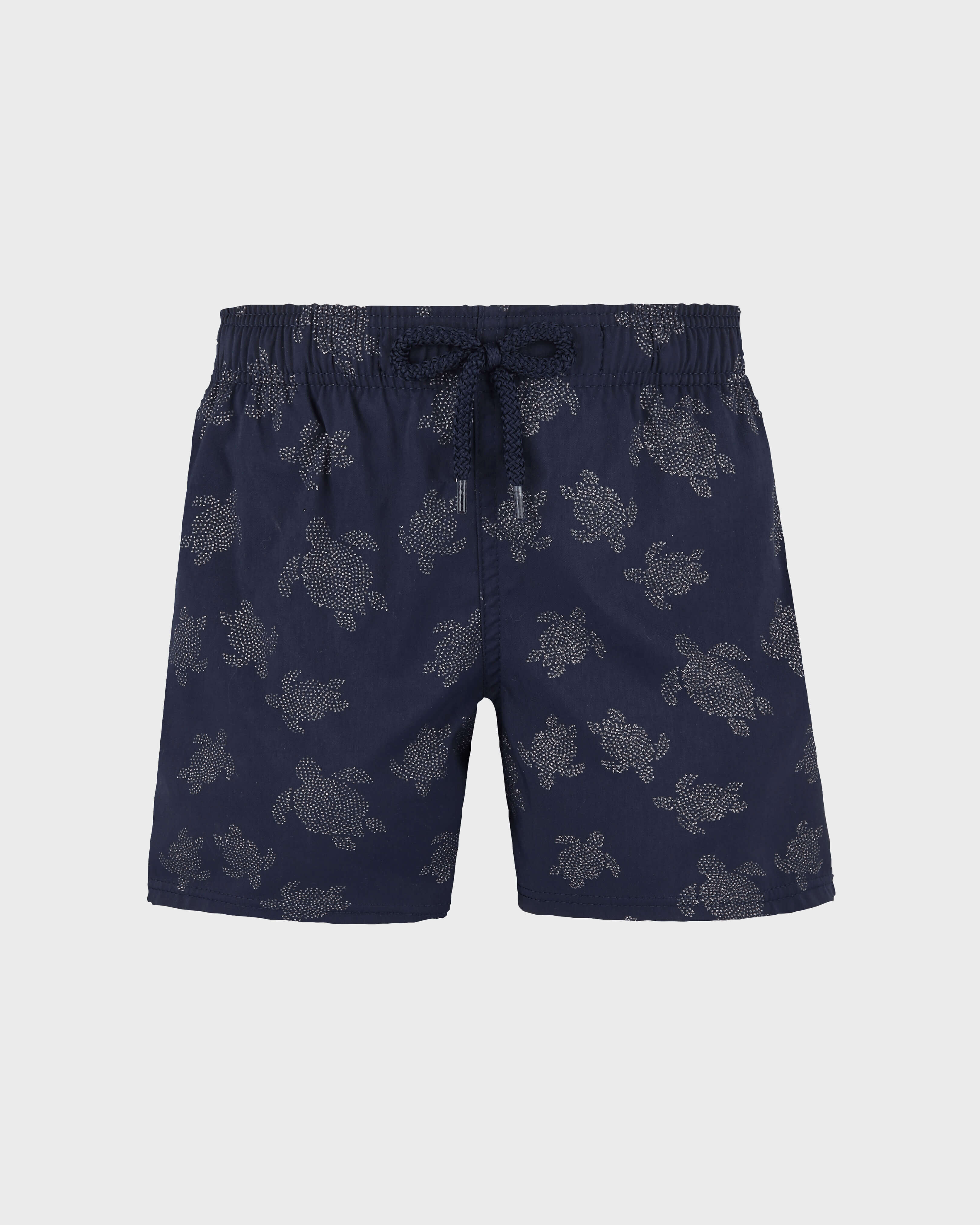 Bañador elástico con estampado Diamond Turtles para niño AZUL MARINO front view