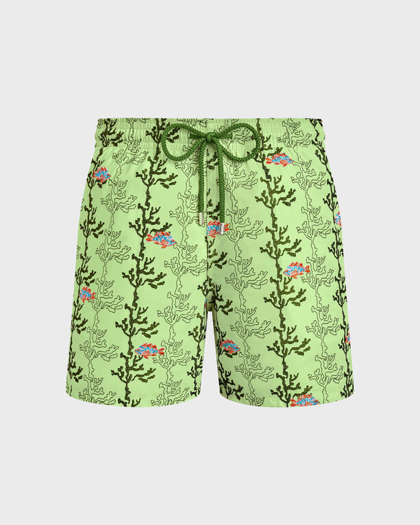 Vilebrequin - Men Swim Shorts Embroidered Seaweed - Limited Edition - Swimwear - Mistral - Green - Size M