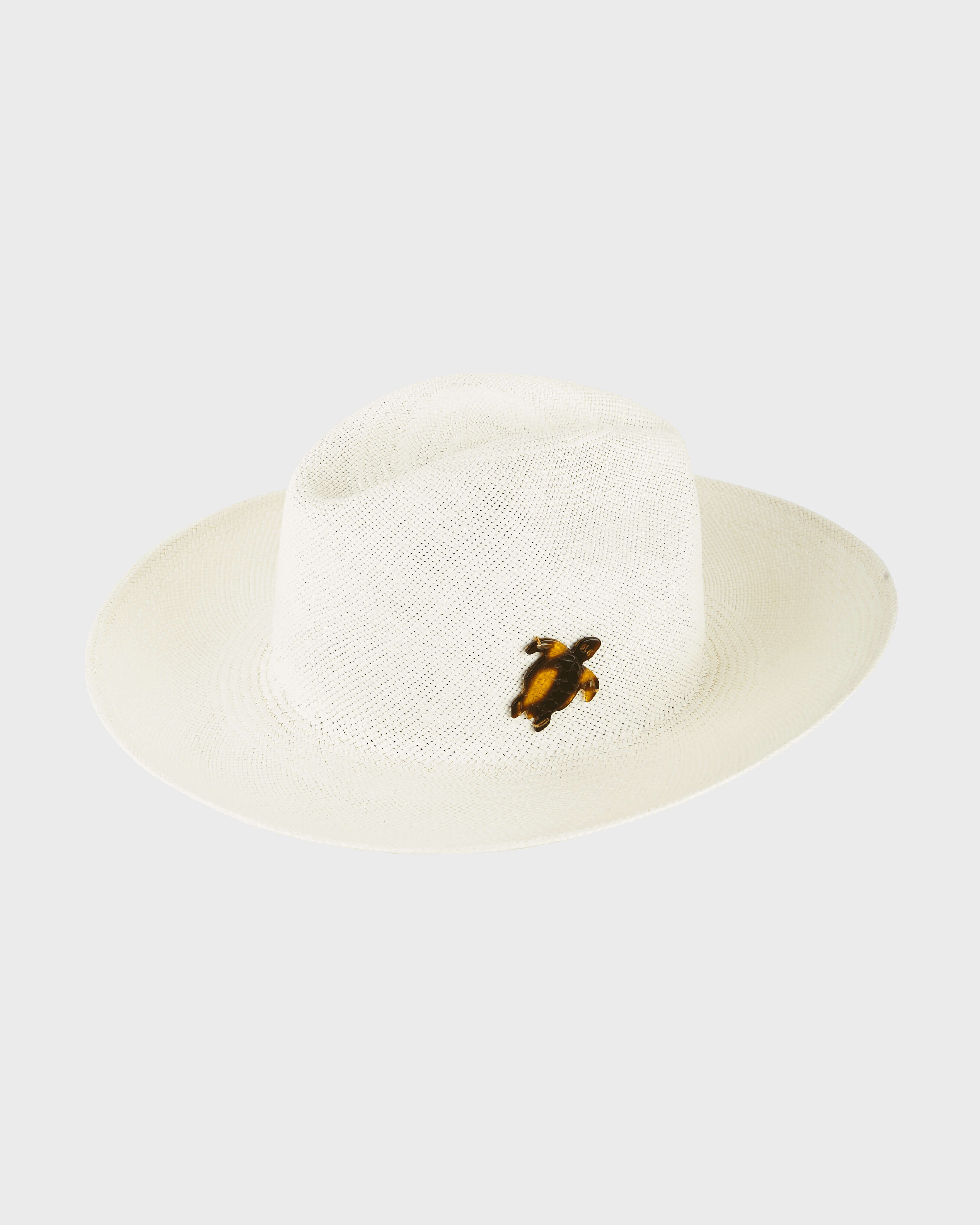 Women Natural Straw Hat Solid ARENA front view