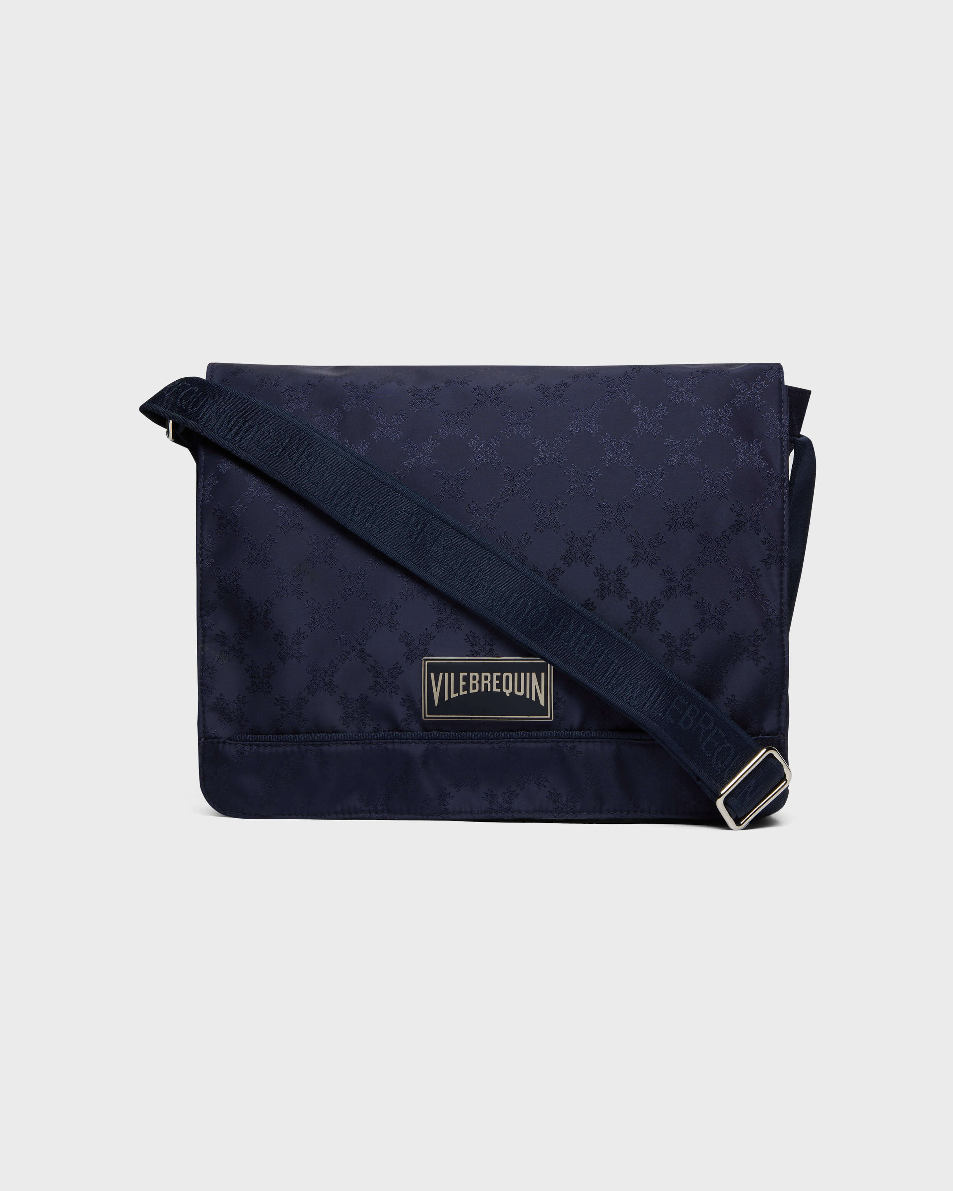 Bolso con estampado de jacquard Turtle Dance unisex AZUL MARINO front view