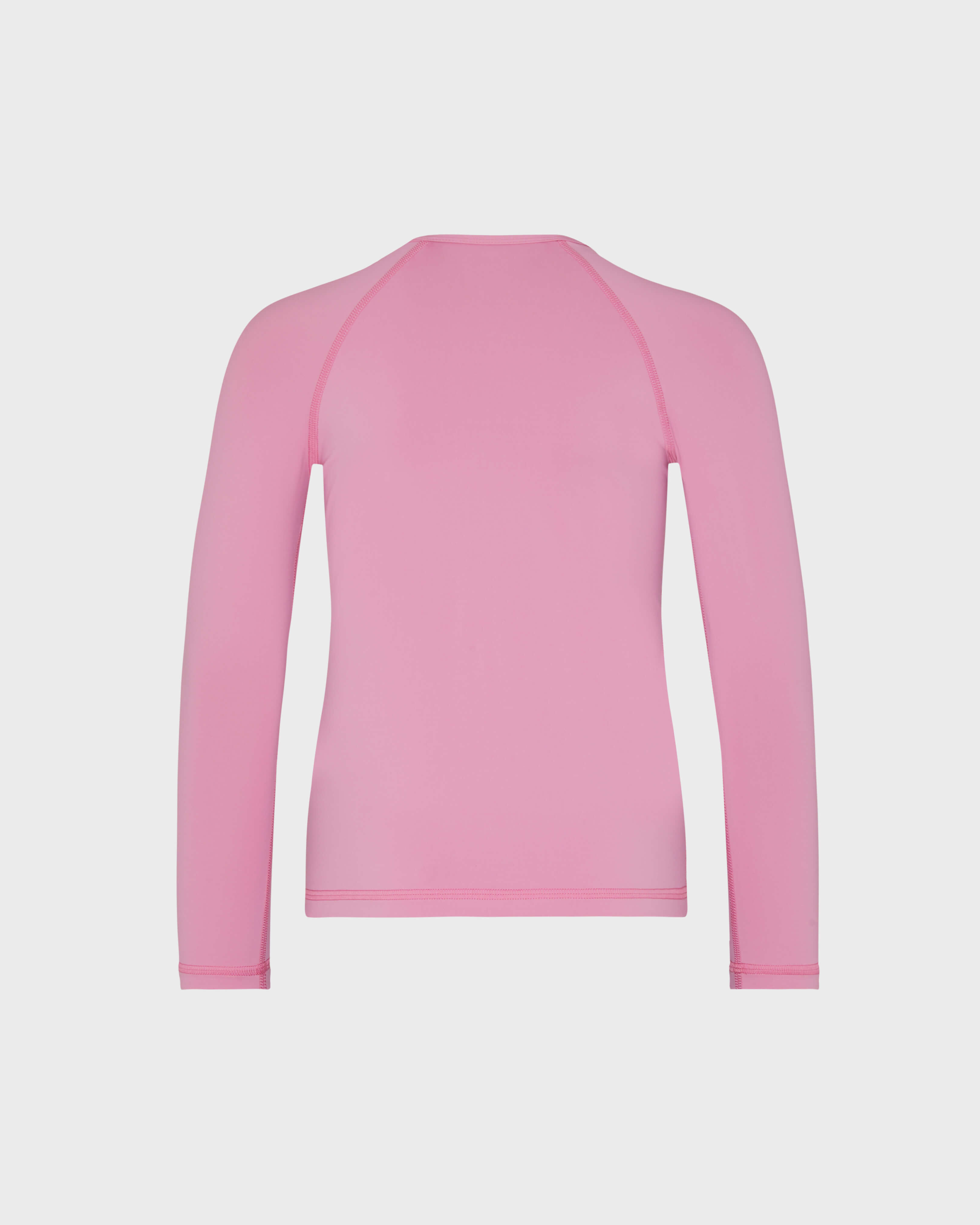 Girls Long Sleeves Rashguard Solid BOUDOIR back view