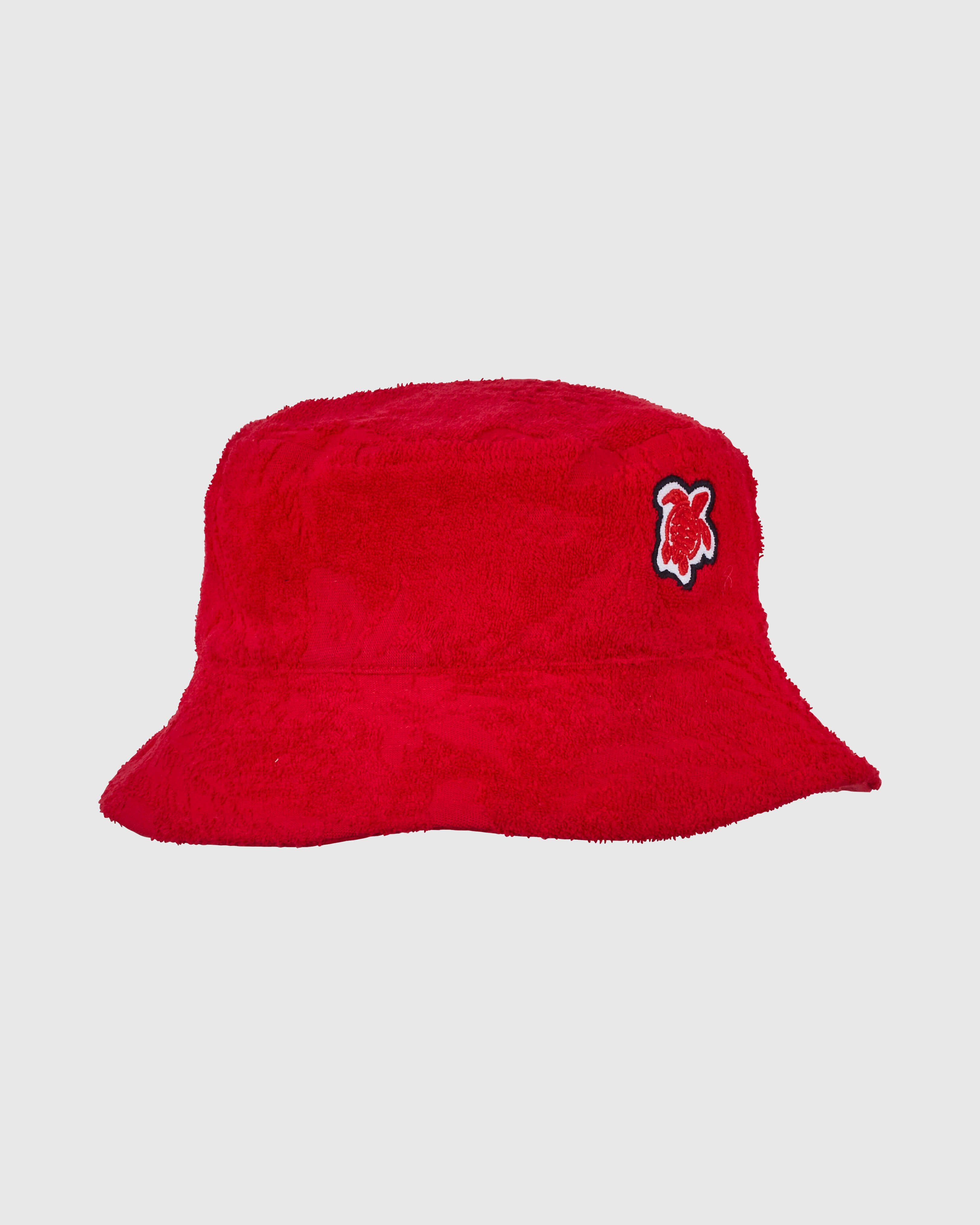 Kids Terry Hat LIPSTICK front view