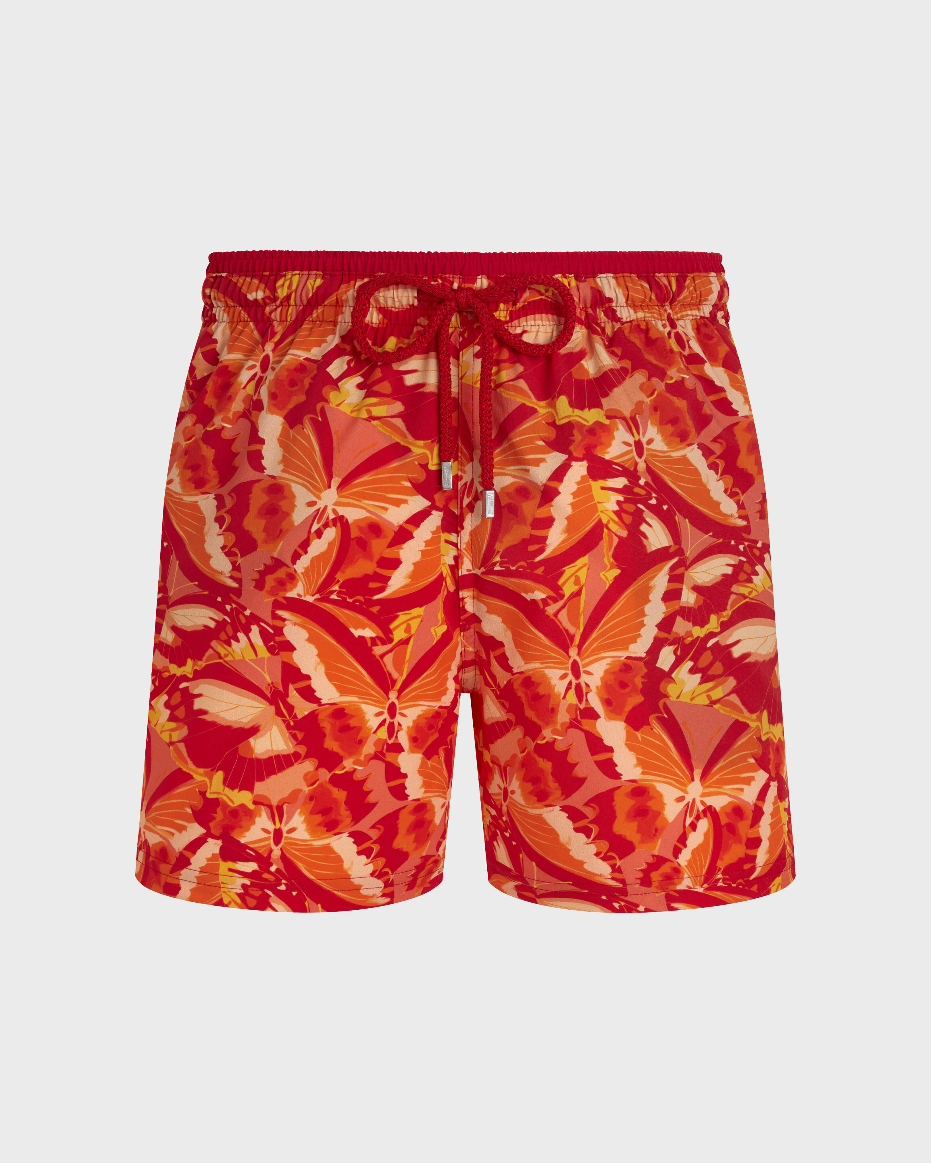 Dama Pintada Stretch-Badeshorts für Herren MOHNROT front view
