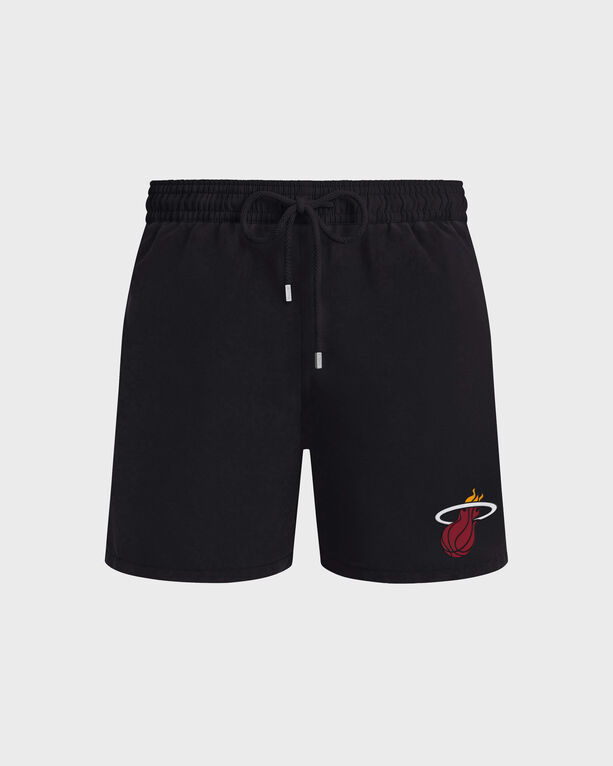 Vilebrequin - Men Swim Trunks - Vilebrequin X Miami Heat - Swimwear - Motu - Black - Size XXXL