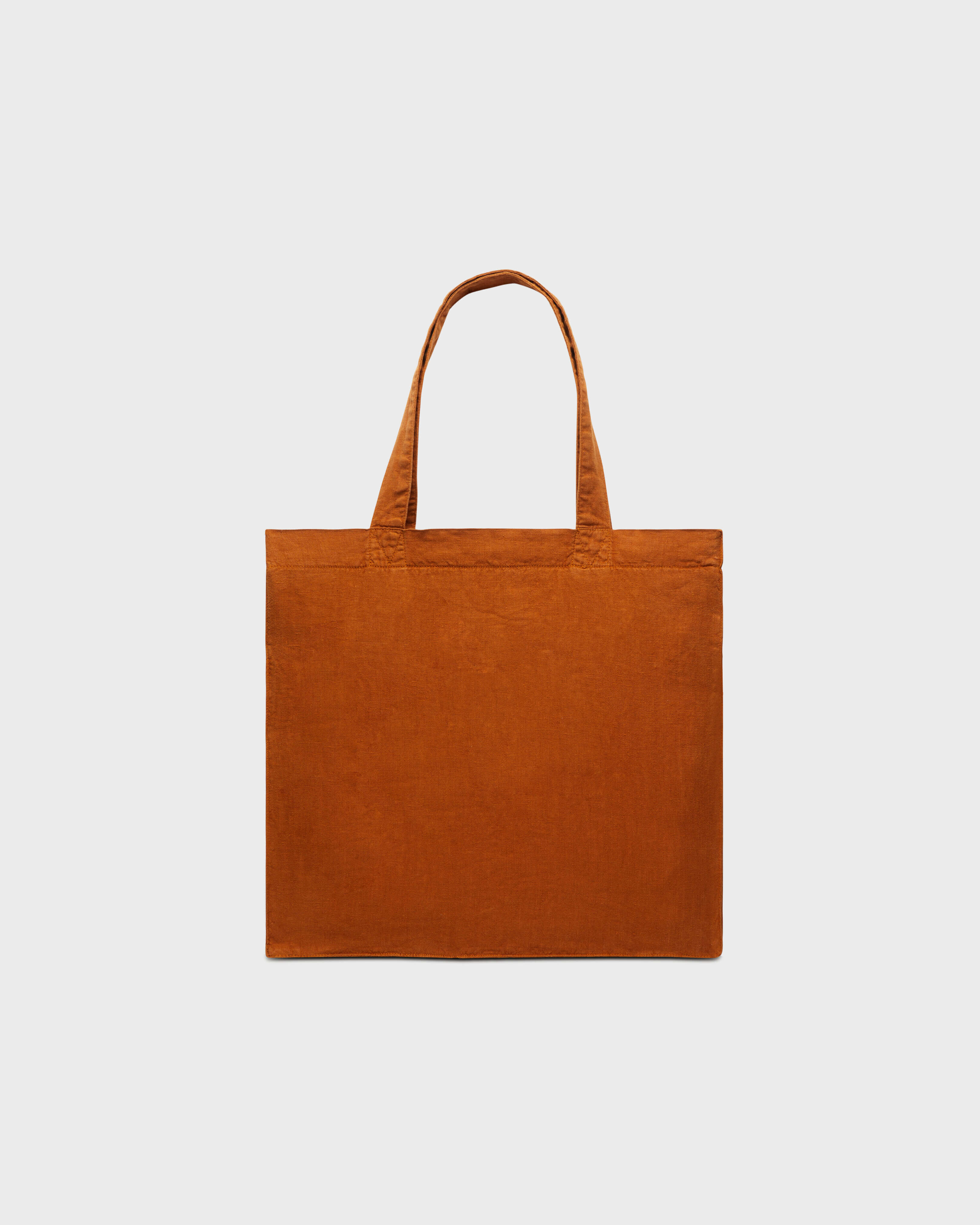 Canvas Marine Beach Bag Sold CARAMEL back view
