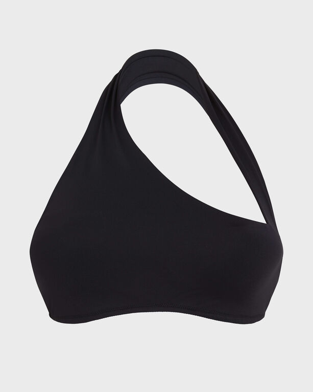 Vilebrequin - Women Graphic Neckline Bikini Top Solid - Swimwear - Fania - Black - Size XS