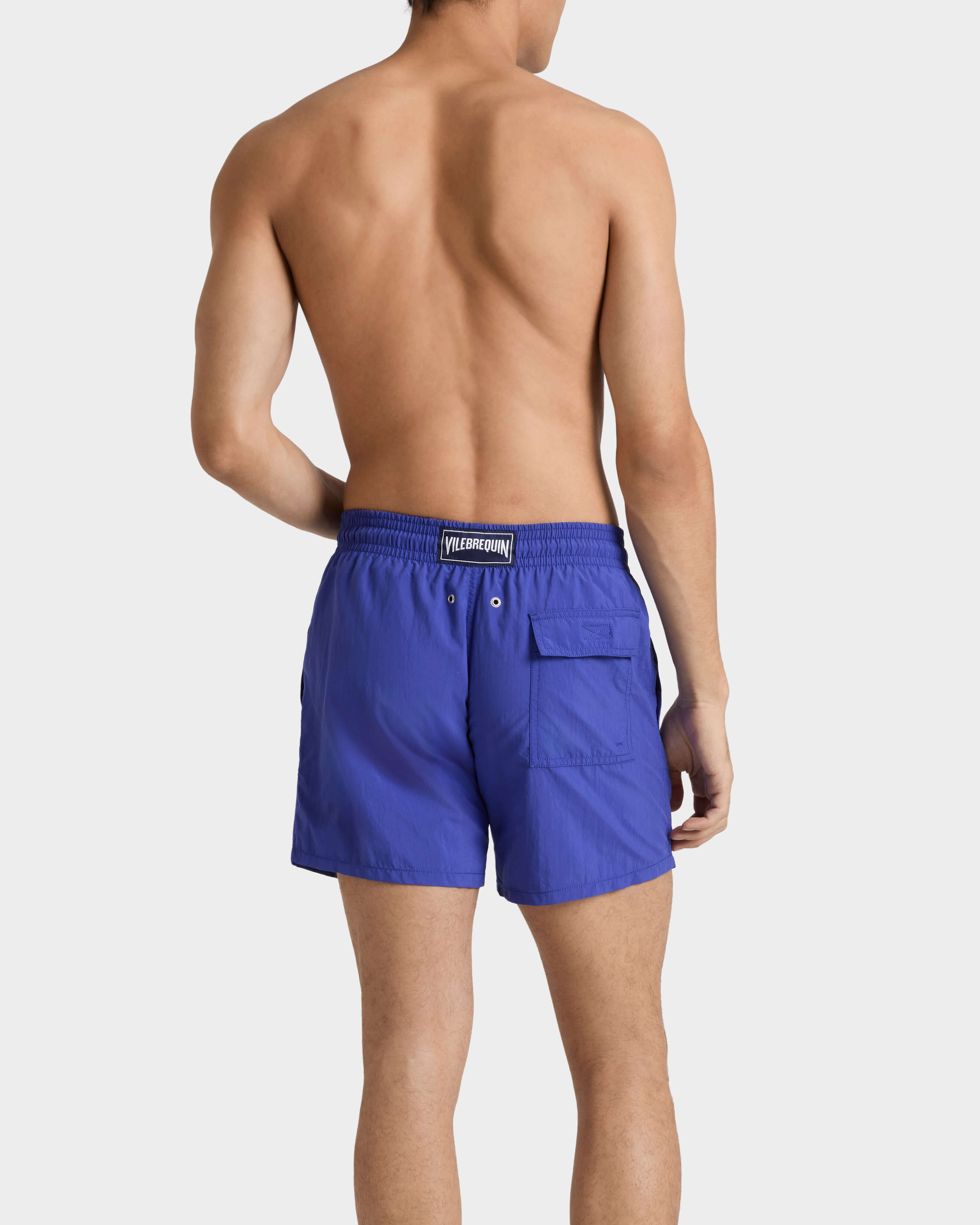 Maillot de bain homme uni VERSAILLES backworn view