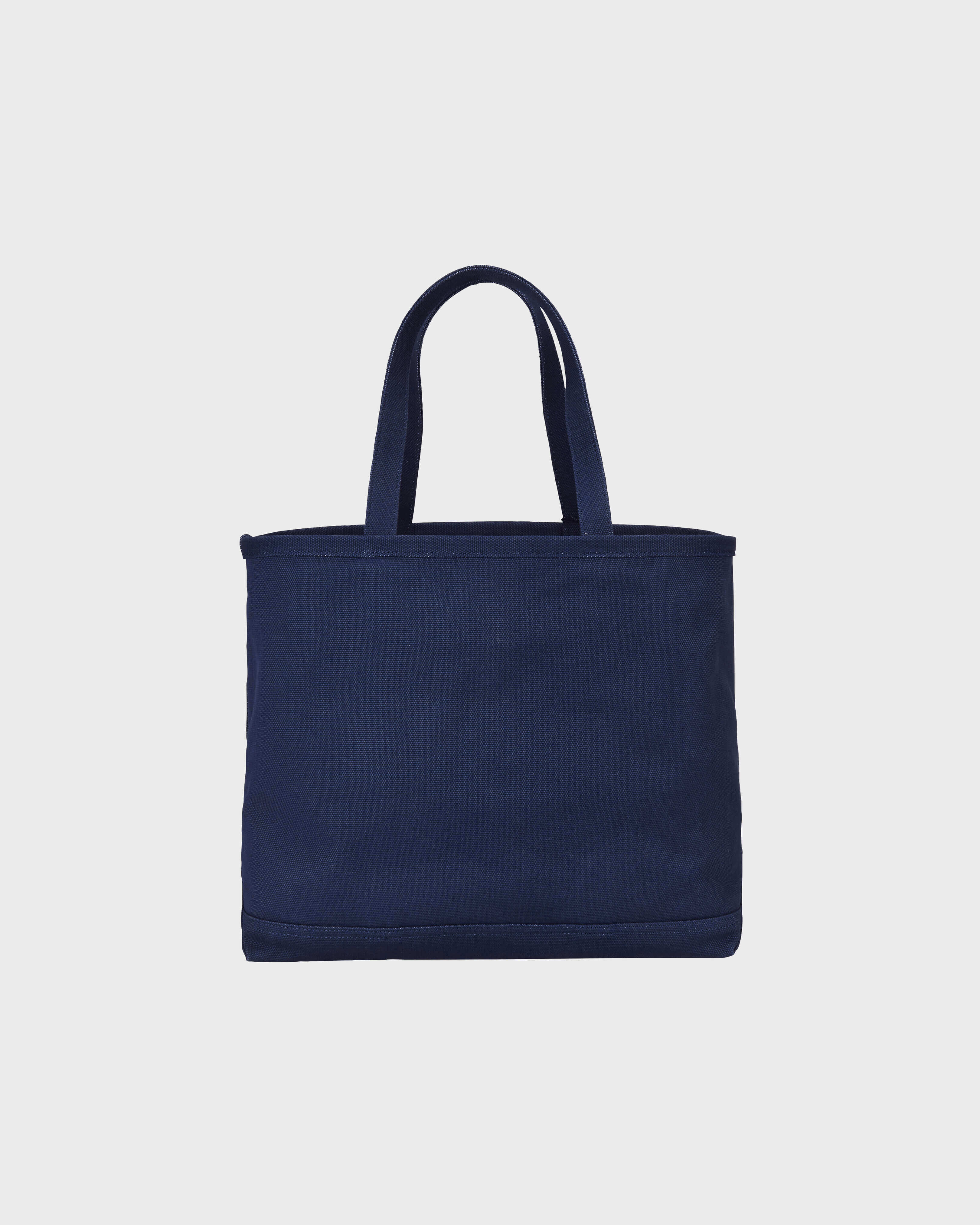 Big Canvas Marine Beach Bag NAVY back view