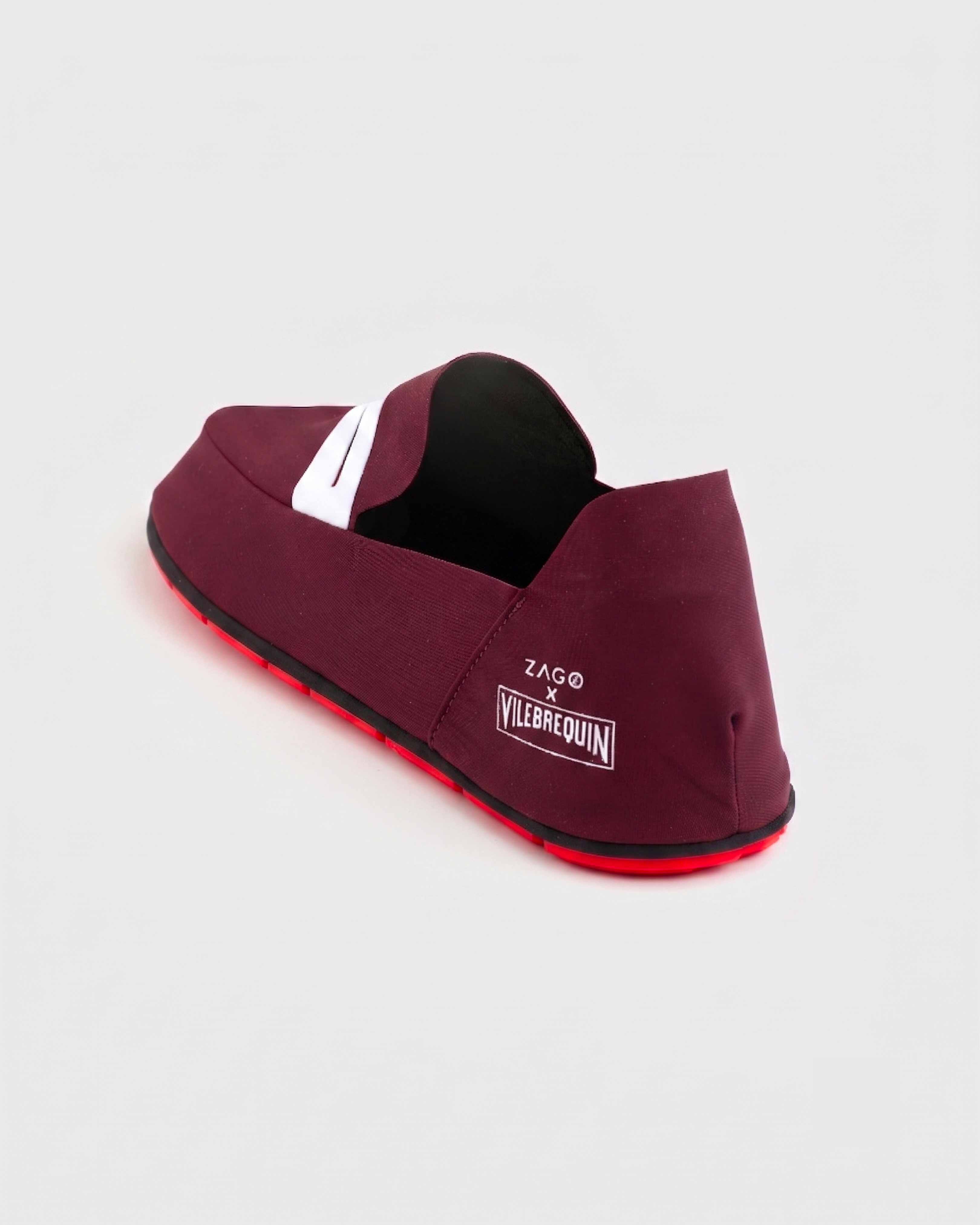 Hybrid-Loafer - Vilebrequin x ZAGO MERLOT back view
