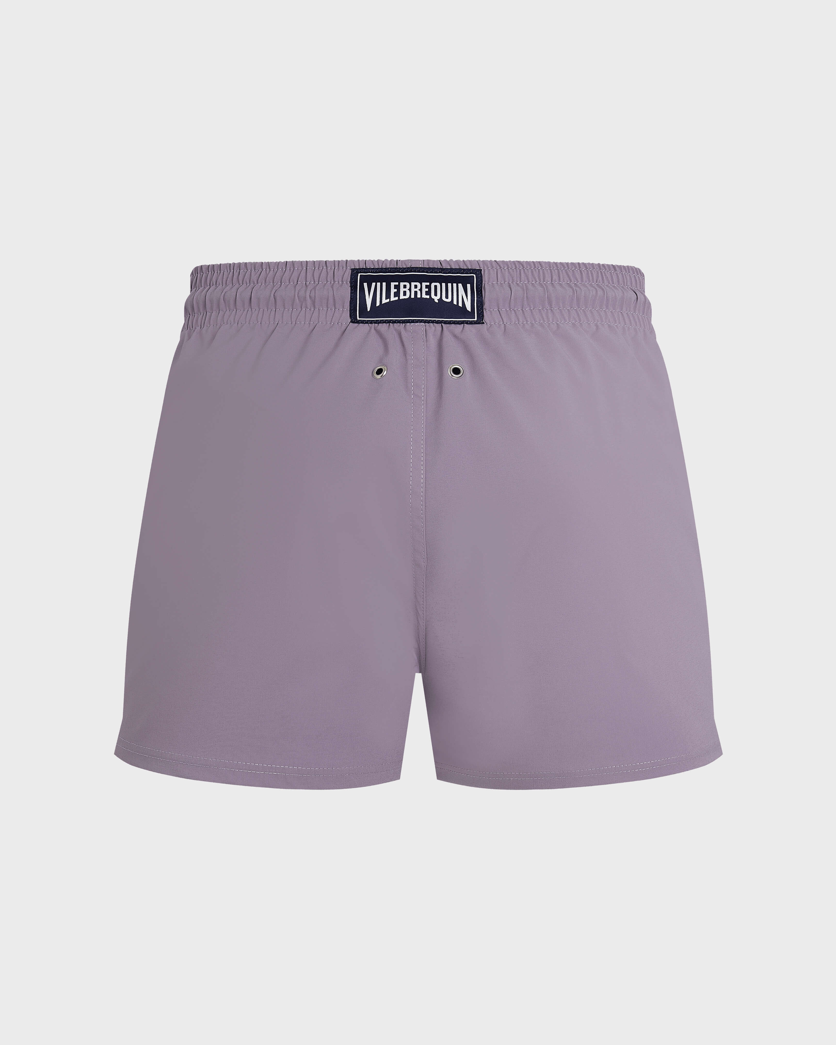 Bañador corto, elástico y ajustado liso para hombre OURAGAN back view