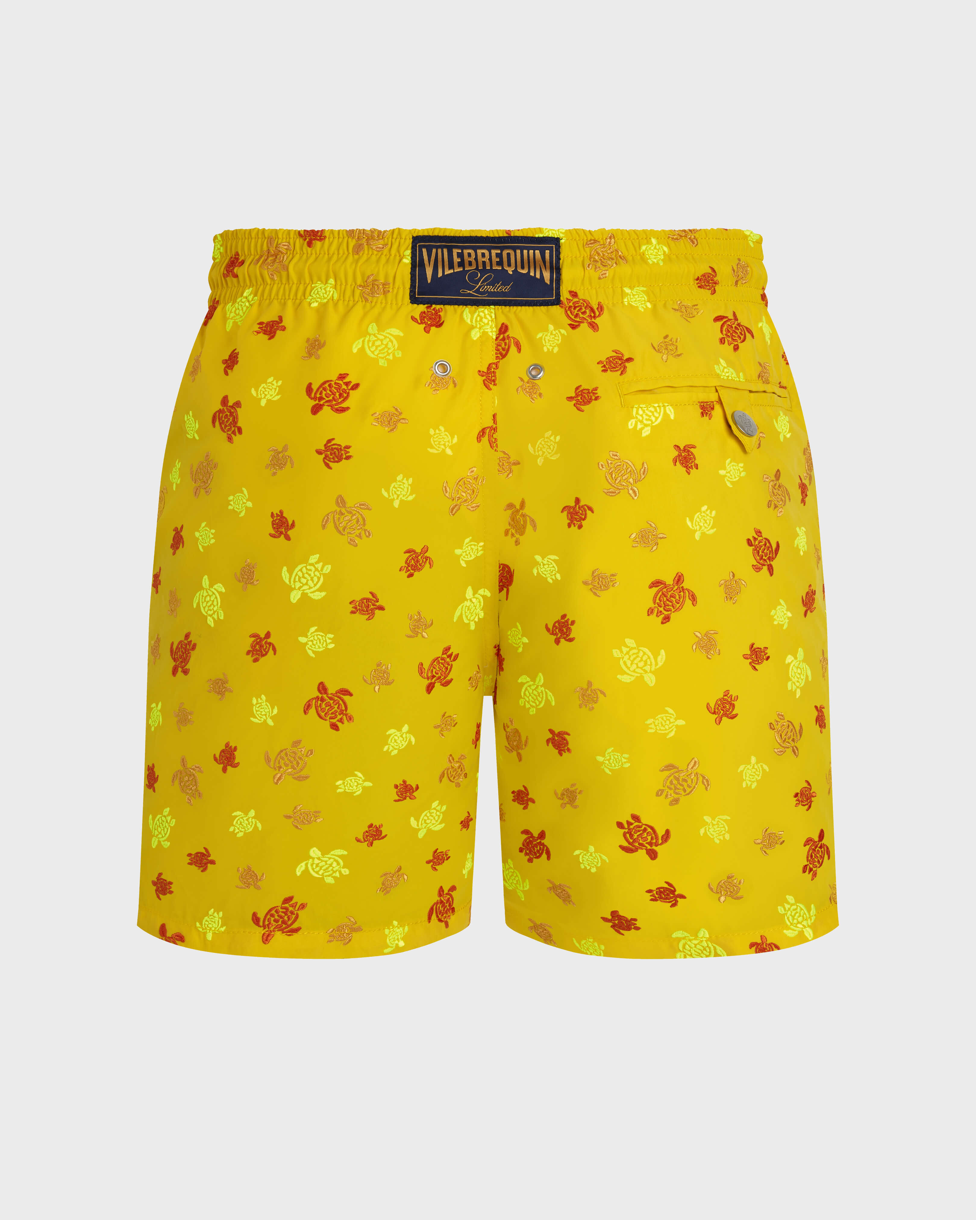Micro Ronde des Tortues Badeshorts mit Stickerei für Herren – Limitierte Serie SONNE back view