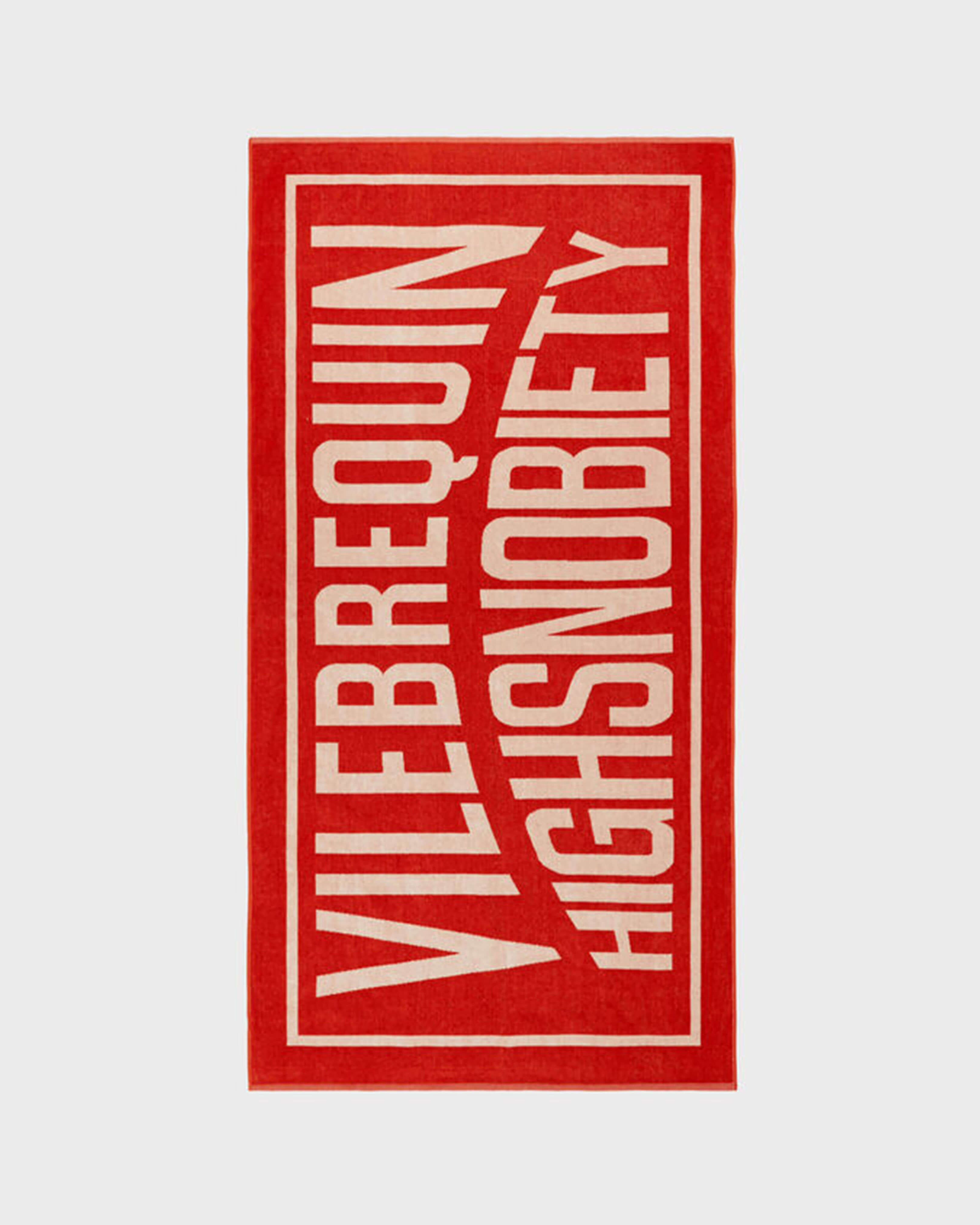 Organic Cotton Towel - Vilebrequin x Highsnobiety ROOIBOS front view
