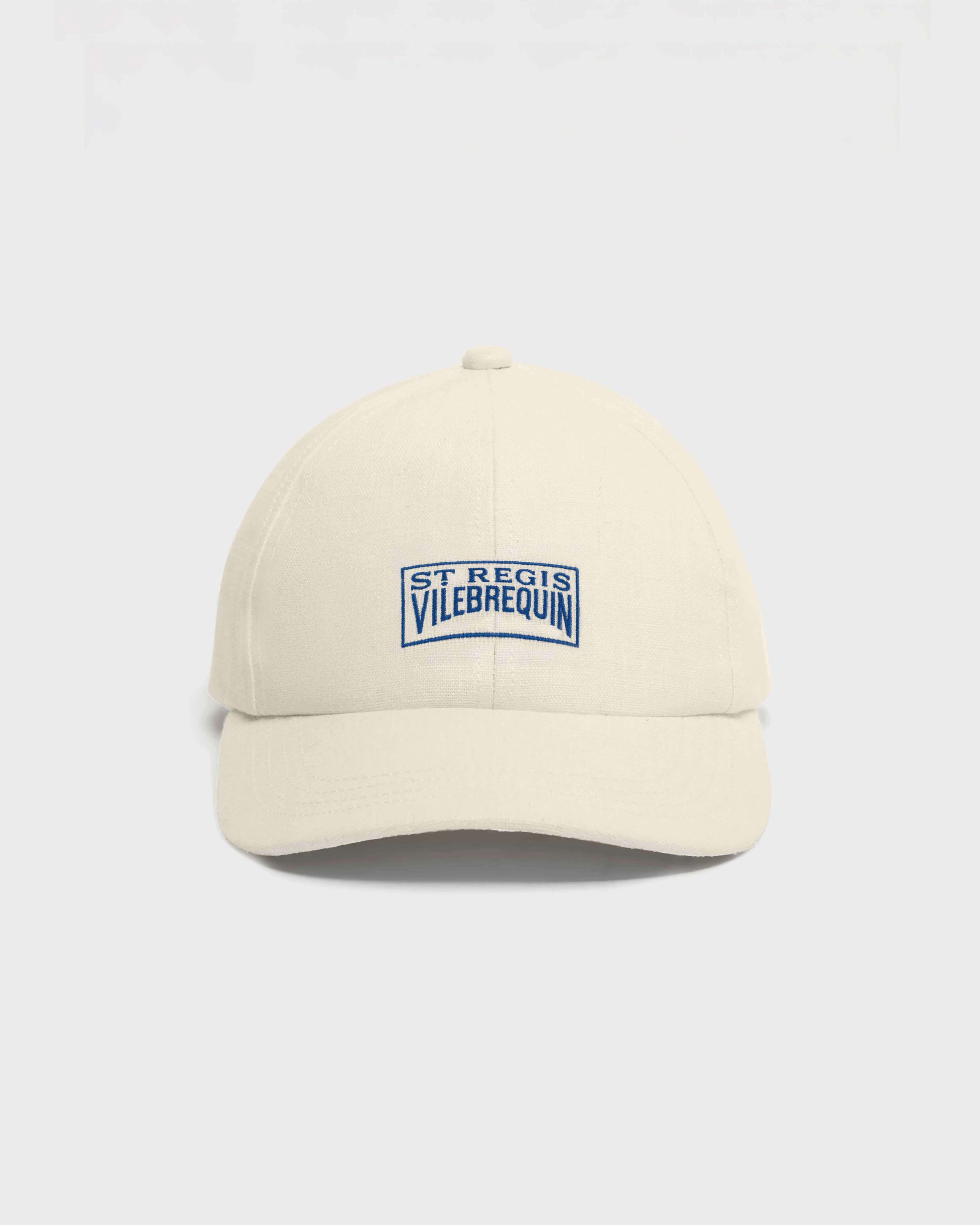 Gorra de lino Logo - Vilebrequin x St Regis para hombre 066 front view