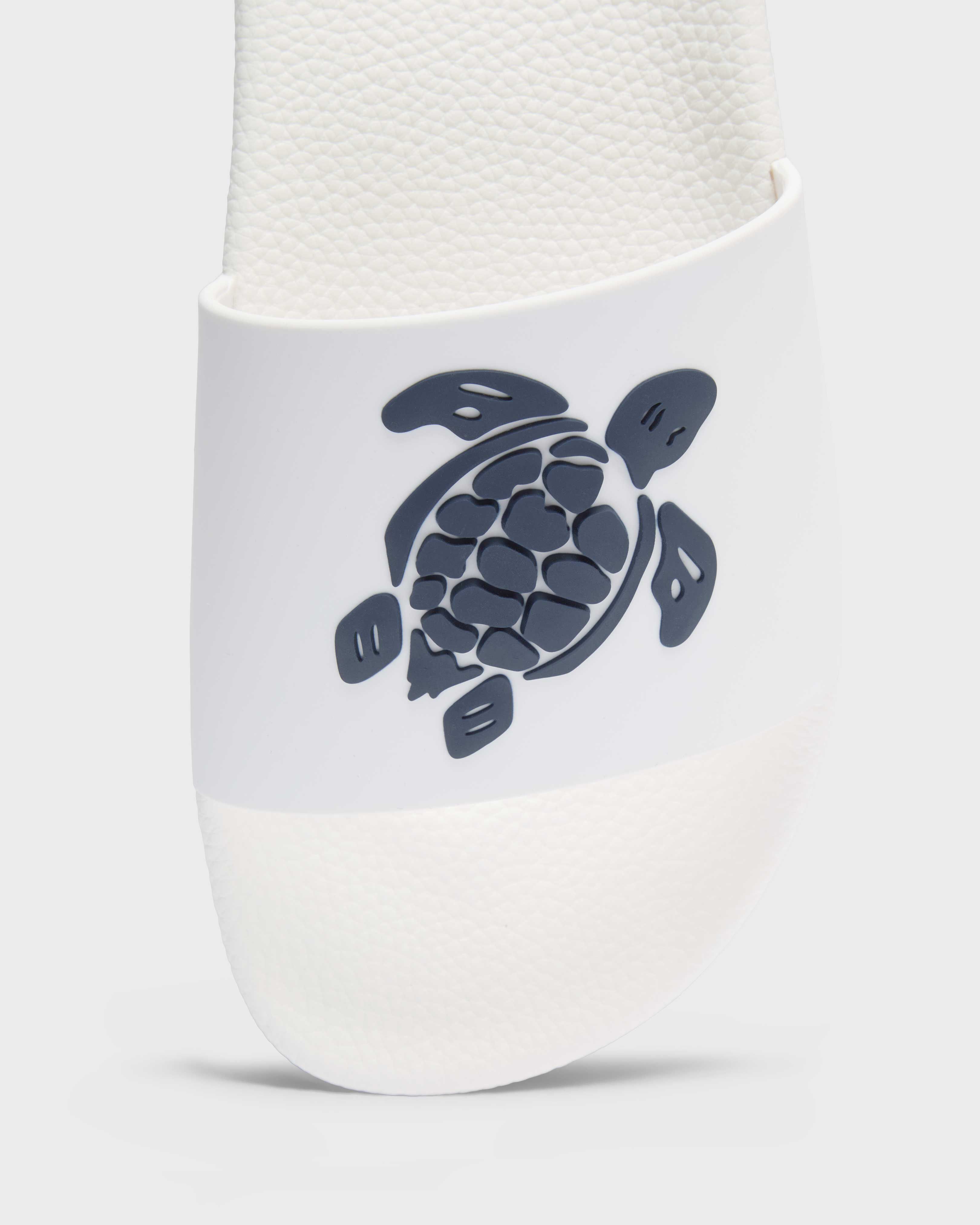 Claquettes de plage Tortue BLANC supp2 view