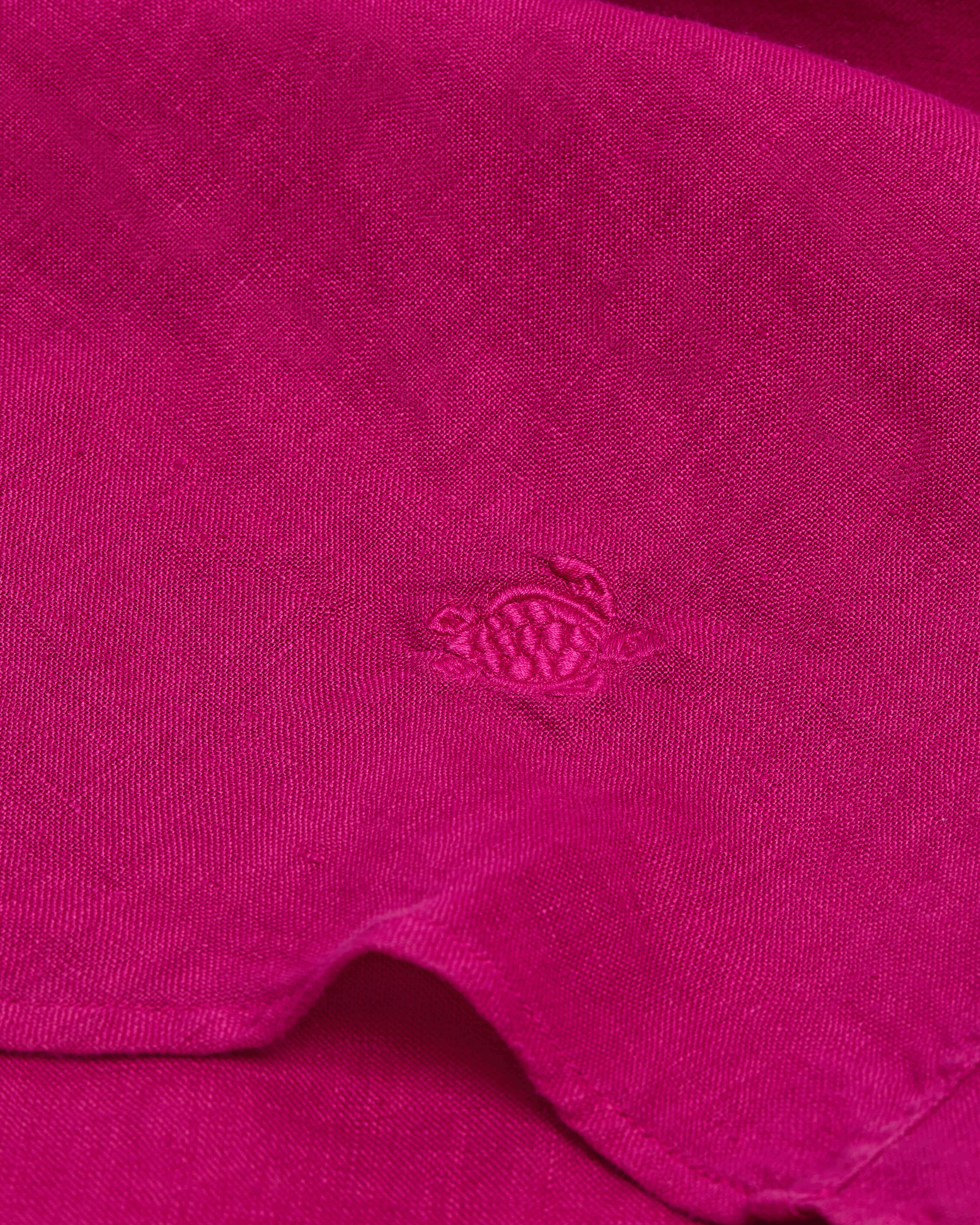 Chemisier donna in lino tinta unita PORPORA supp4 view