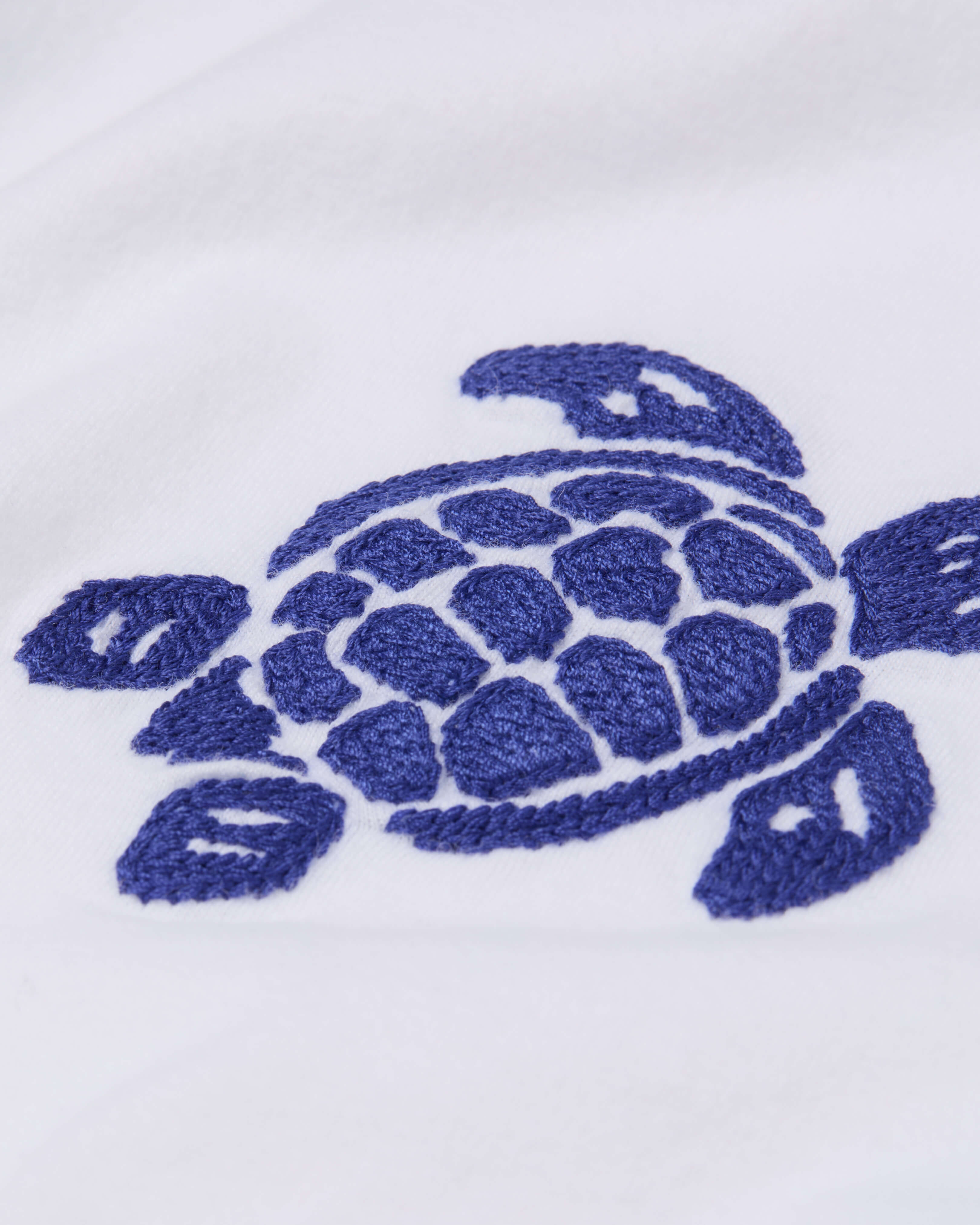 Camiseta de algodón orgánico con tortuga bordada para niño VERSAILLES look1 view