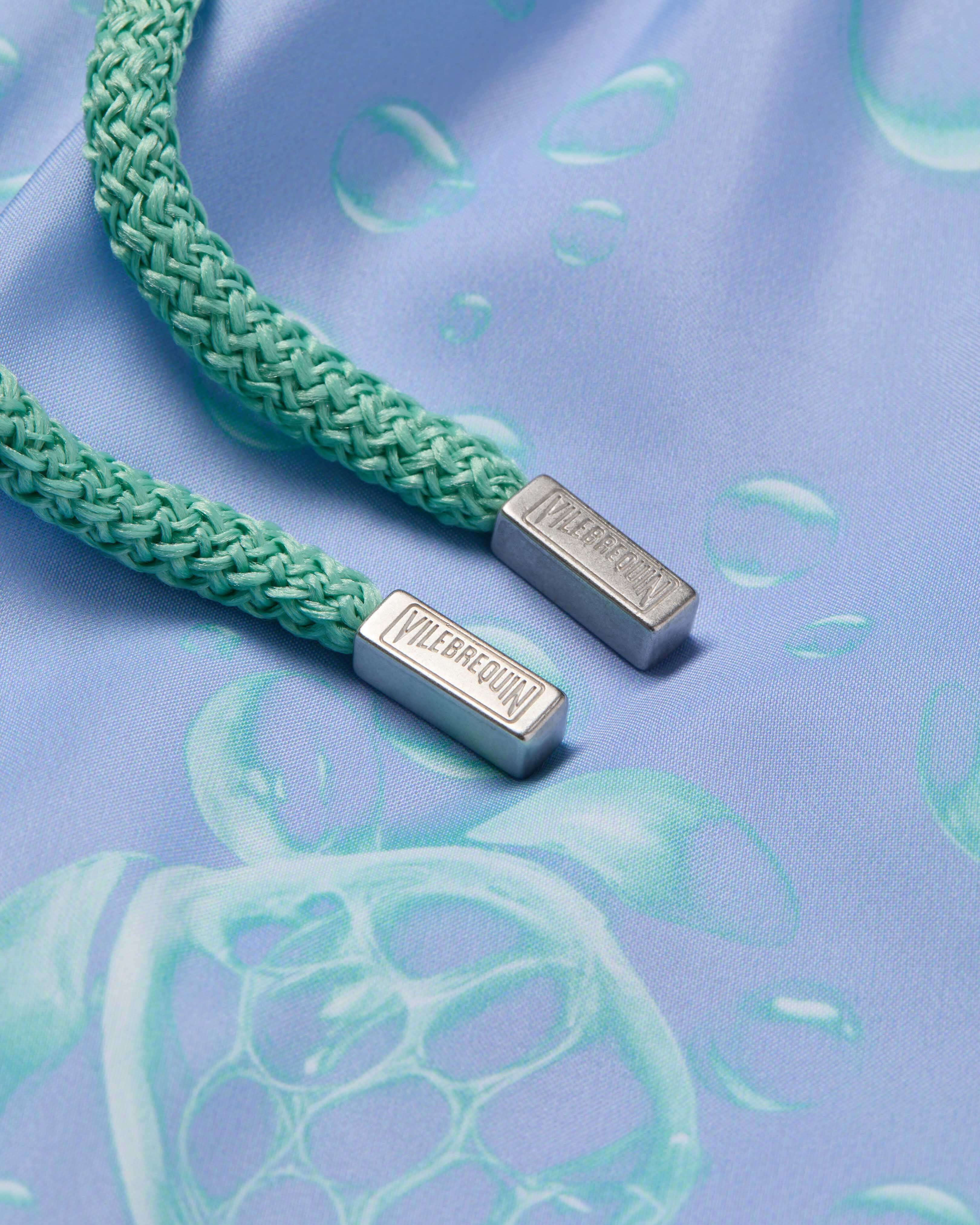 Men Ultra-light and packable Swim Shorts Bubbles Turtles 3D CLOUDY supp1 view