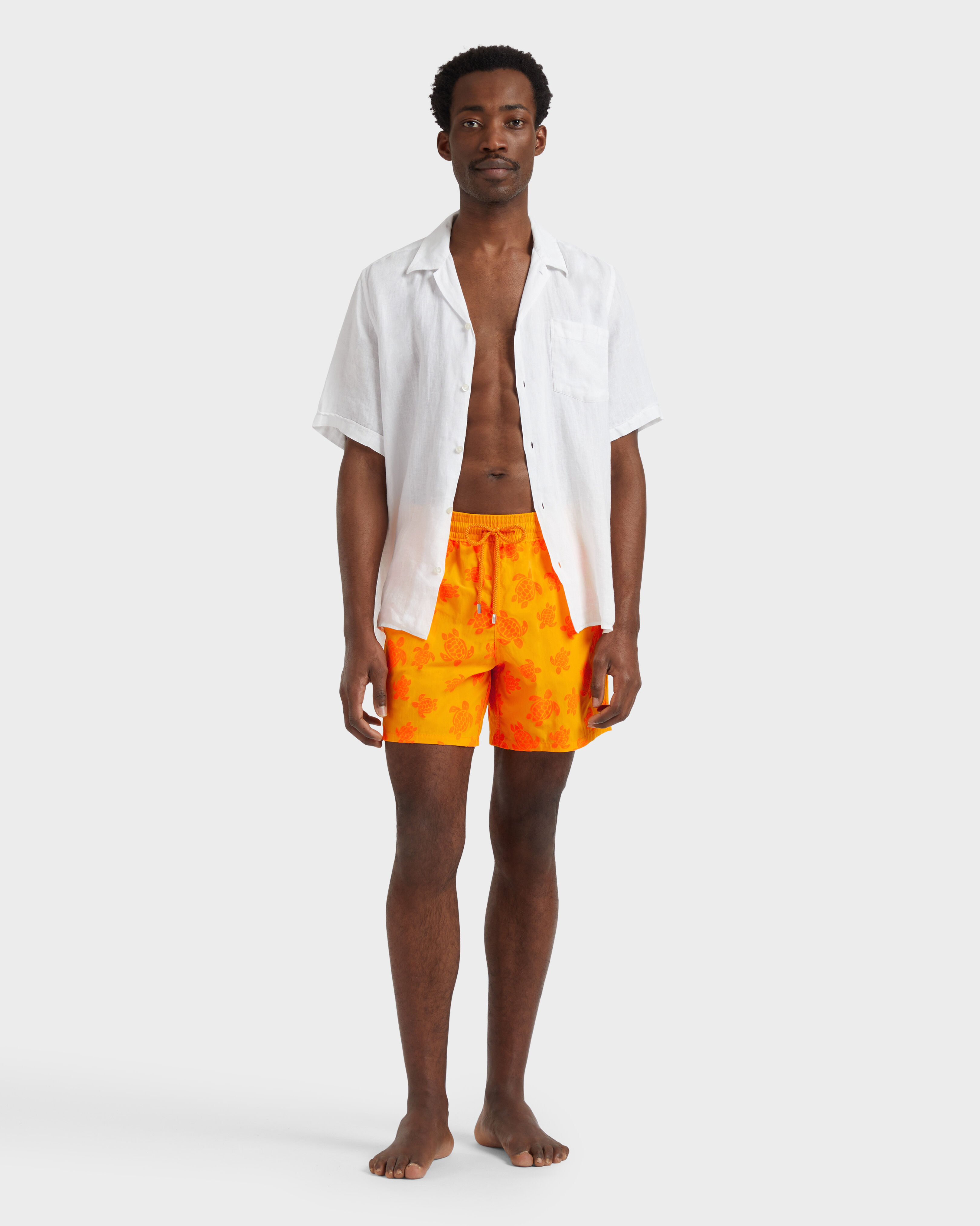 Men Swim Shorts Flocked Rondes Des Tortues MANGO supp1 view
