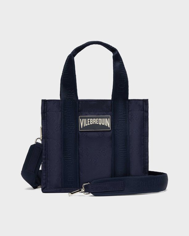 Vilebrequin - Women Mini Travel Bag Turtle Monogram Bag - Beach Bag - Bag-lady - Blue - Size OSFA