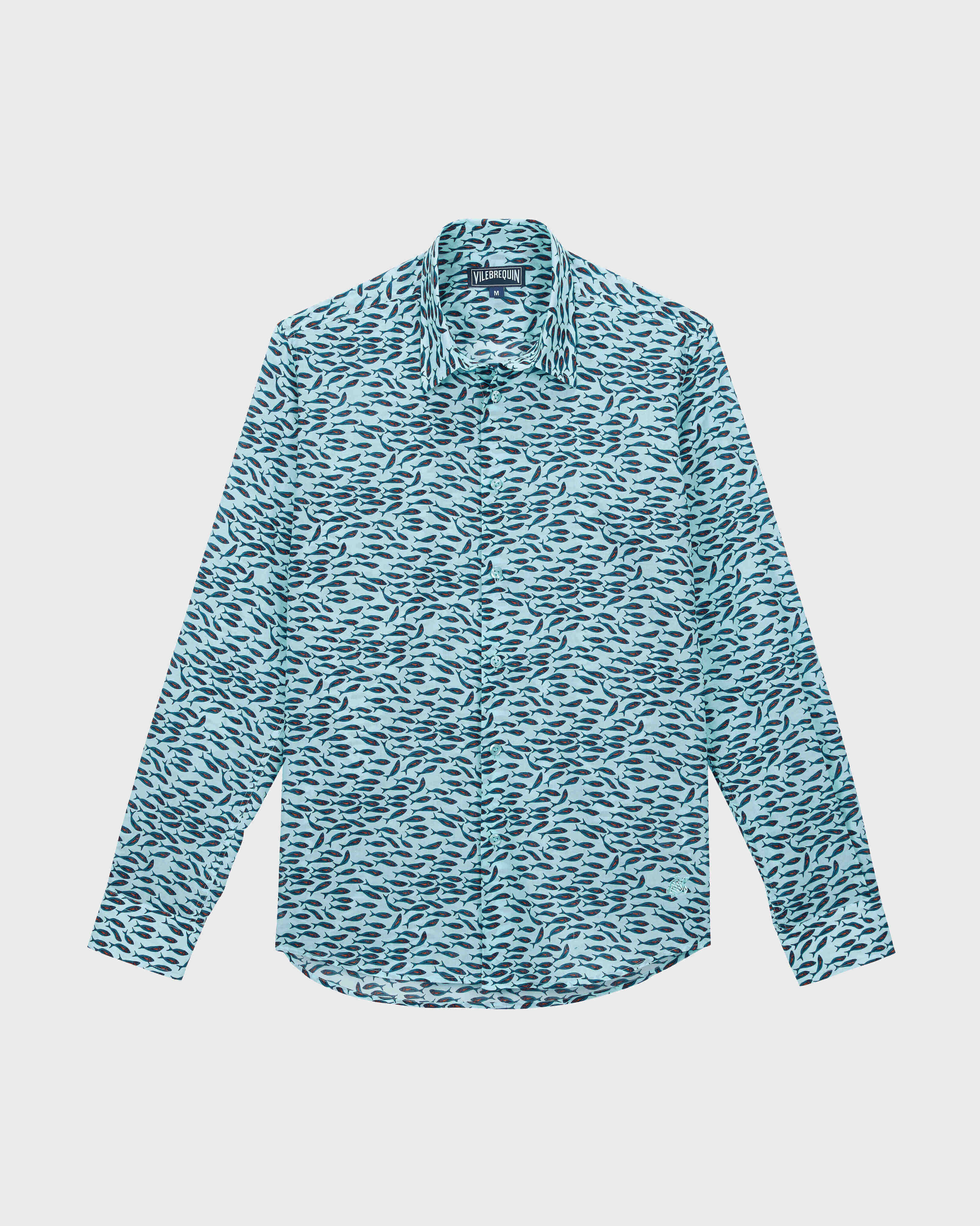 Cotton Voile Lightweight Shirt Gulf Stream THALASSA front view