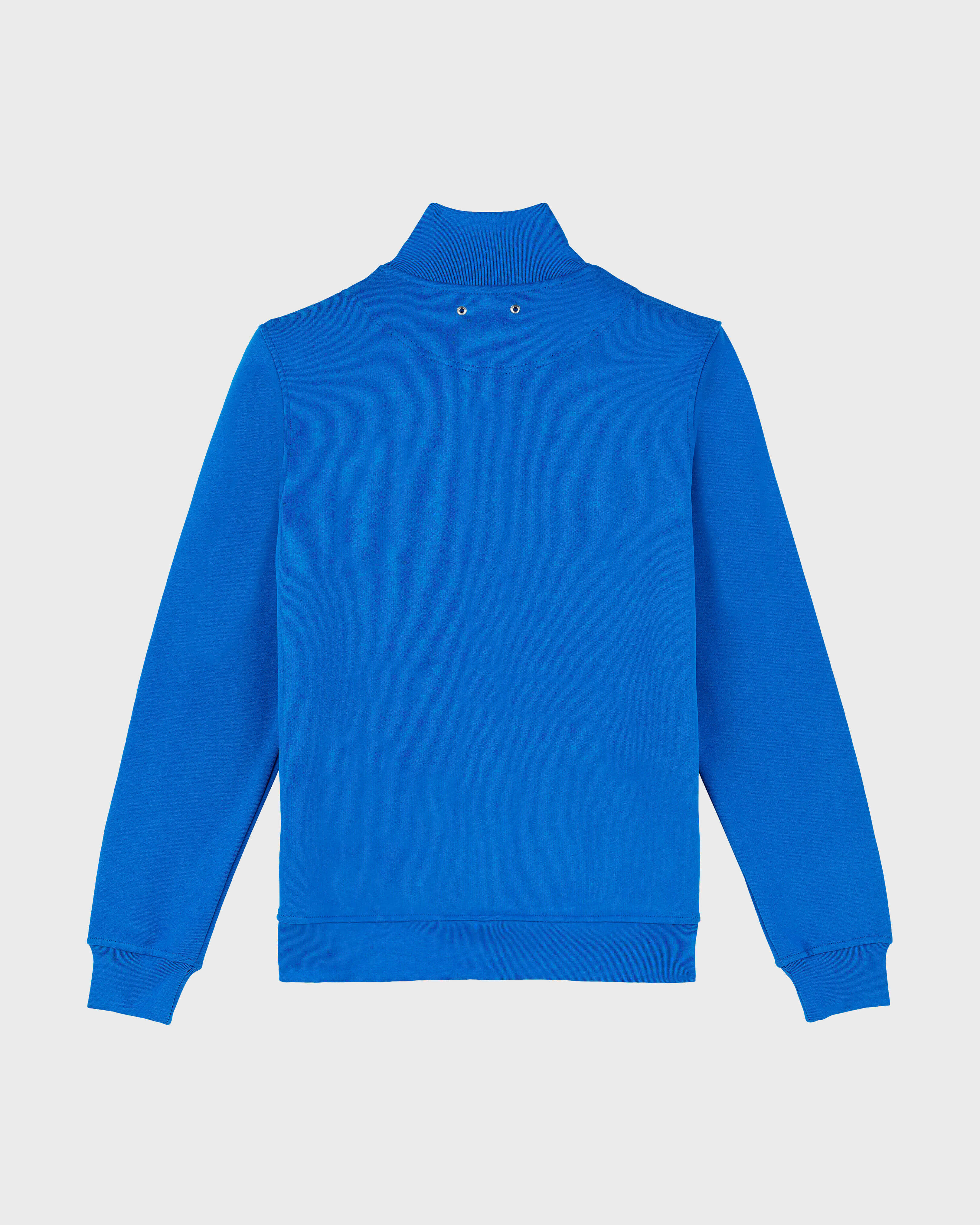 Men Cotton Full Zip Sweatshirt Stitched Logo PALACE back view