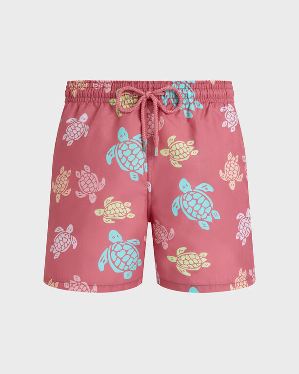 Vilebrequin - Men Swim Shorts Tortues Multicolores - Swimwear - Moorea - Pink - Size XL