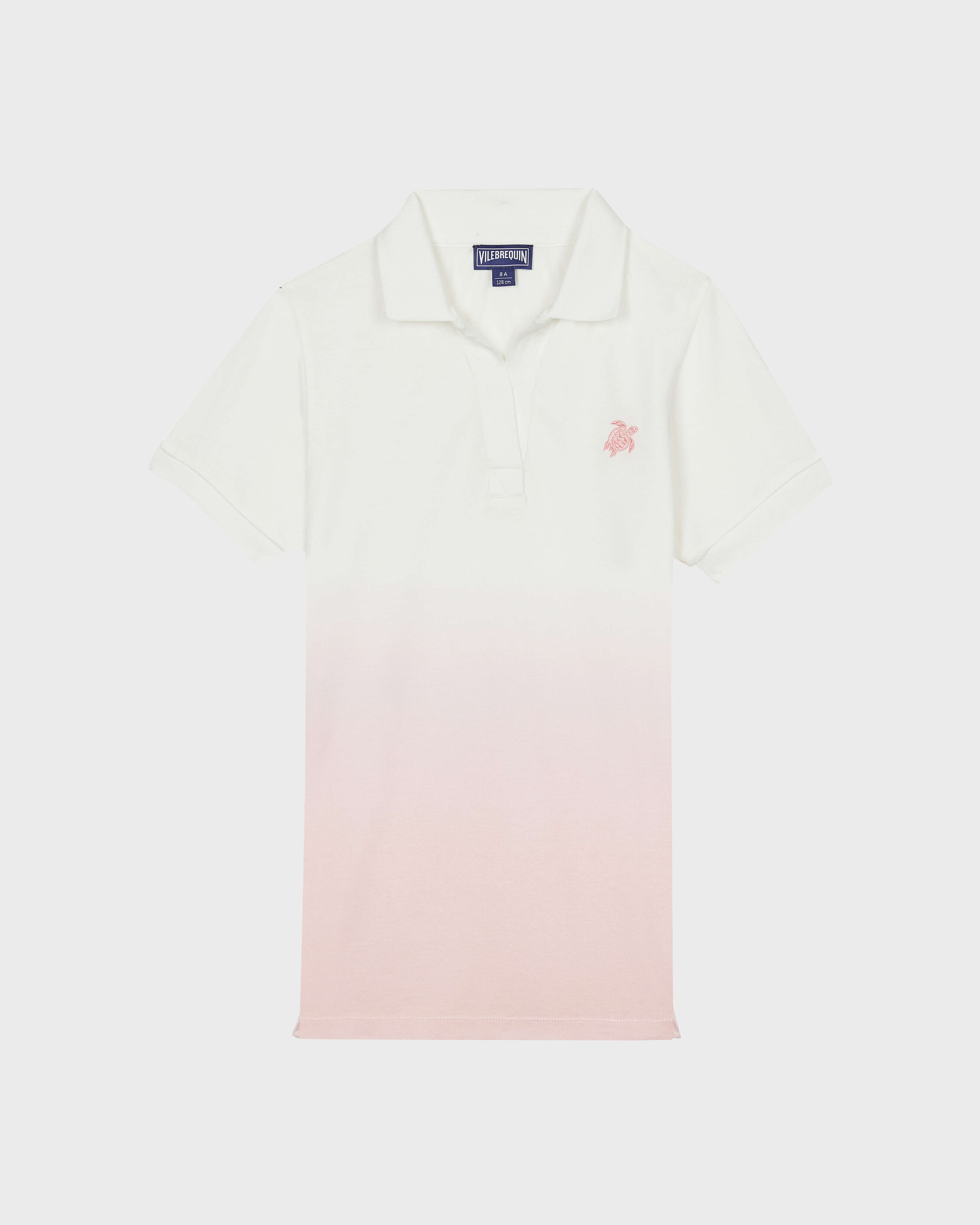 Boys Cotton and Lyocell Polo Tie and Dye PEONY front view