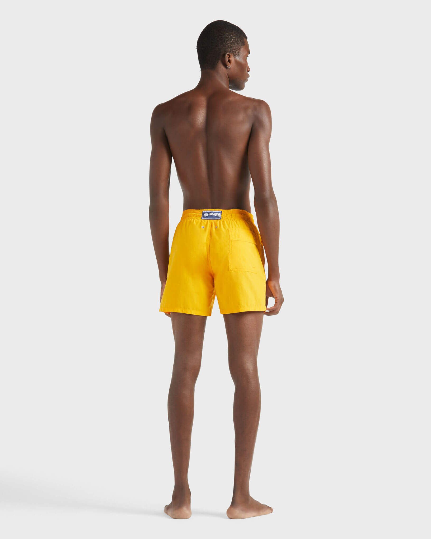 Men Swim shorts Starfish Art MANGO backworn view