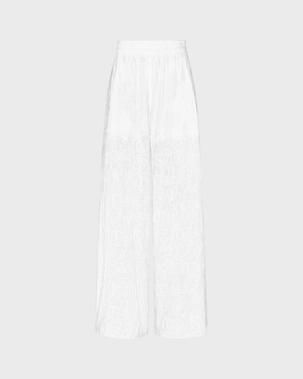 Vilebrequin - Seashells Damenhose Aus Viskose Mit Elastischem Bund - Hose - Lacy - Weiss - Größe XL