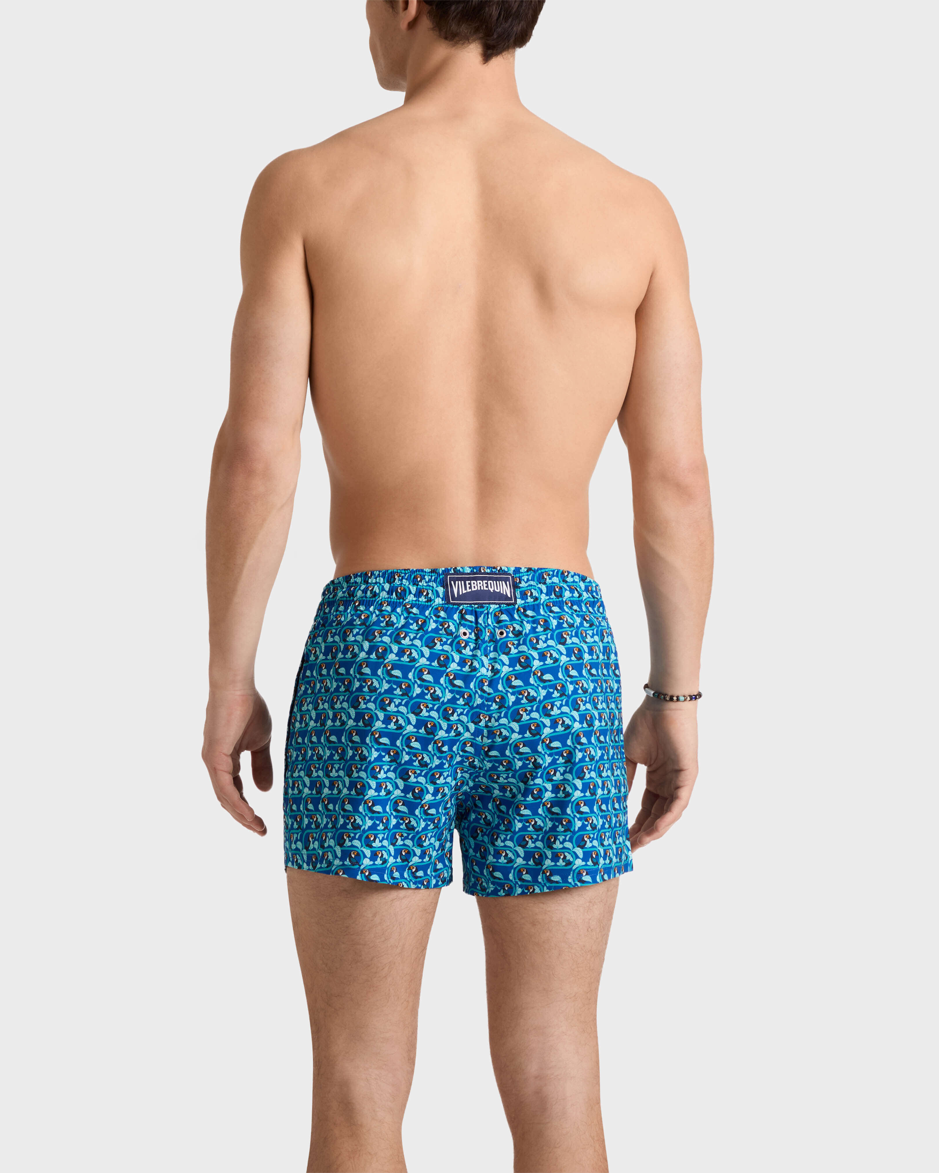 Men Short Swim Shorts Toucana PALACE backworn view