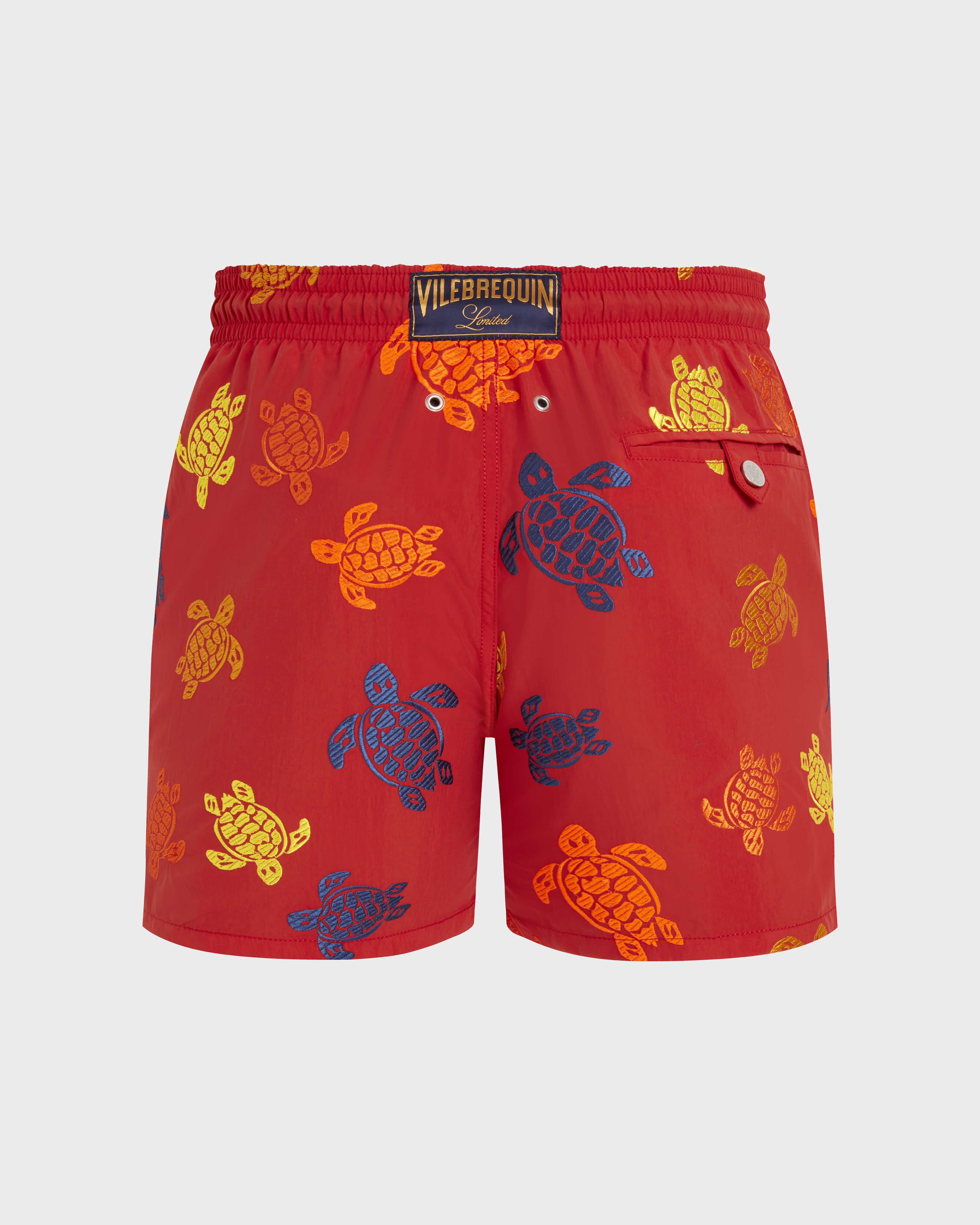 Bañador con bordado Ronde des Tortues para hombre - Edición limitada DALIA back view
