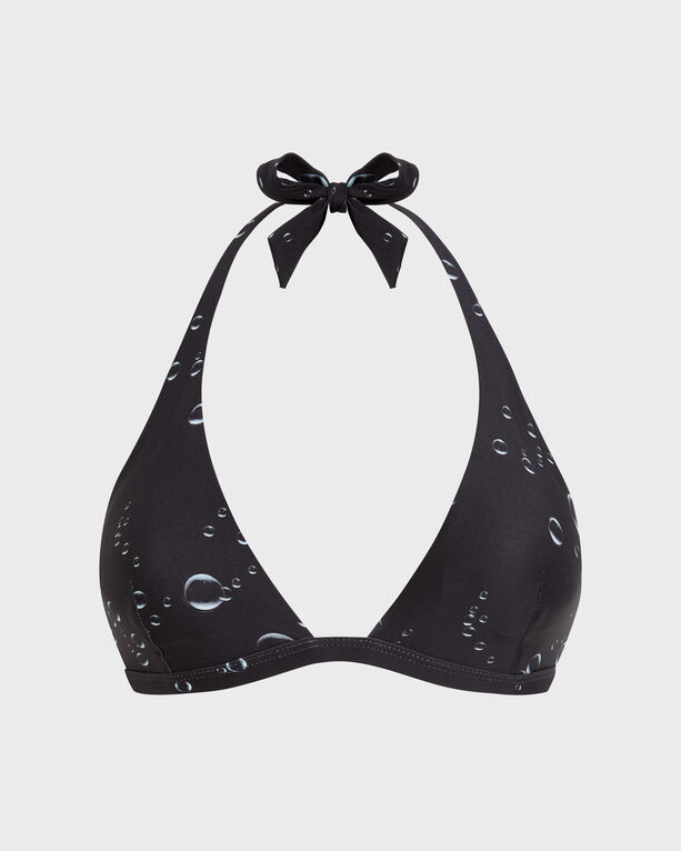 Vilebrequin - Women Halter Bikini Top Bubble 3d - Swimwear - Fleche - Black - Size L