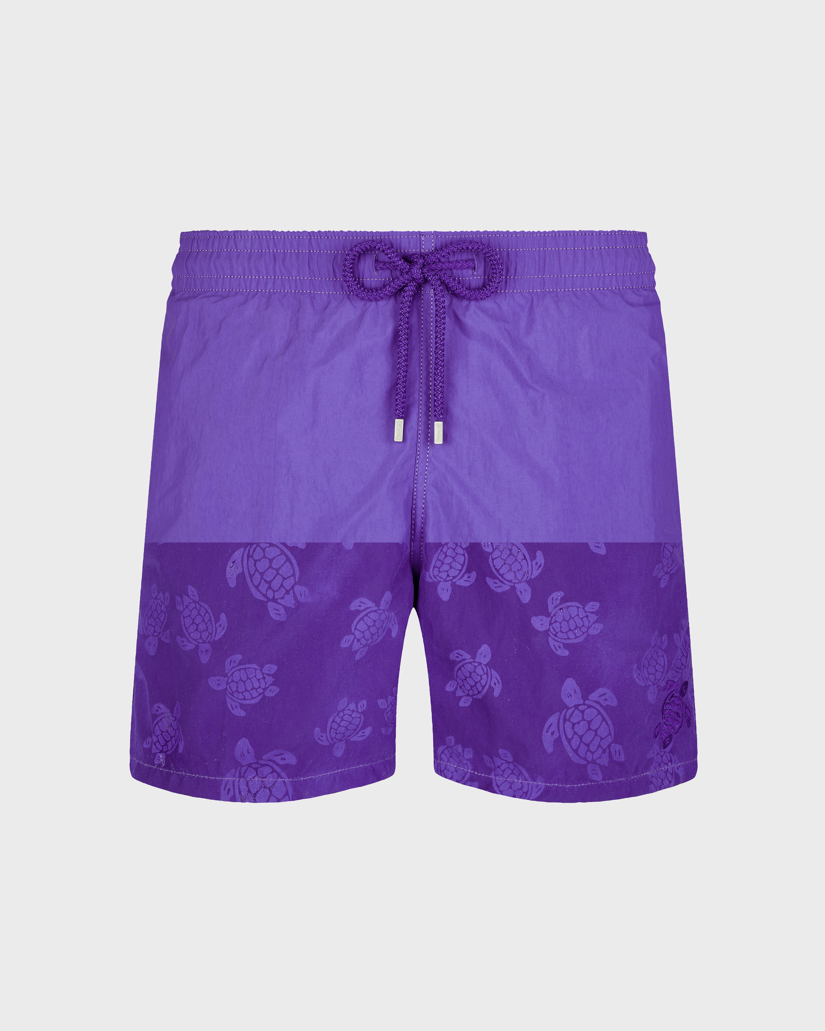 Bañador con estampado Ronde De Tortues reactivo al agua para hombre PURPLE BLUE front view