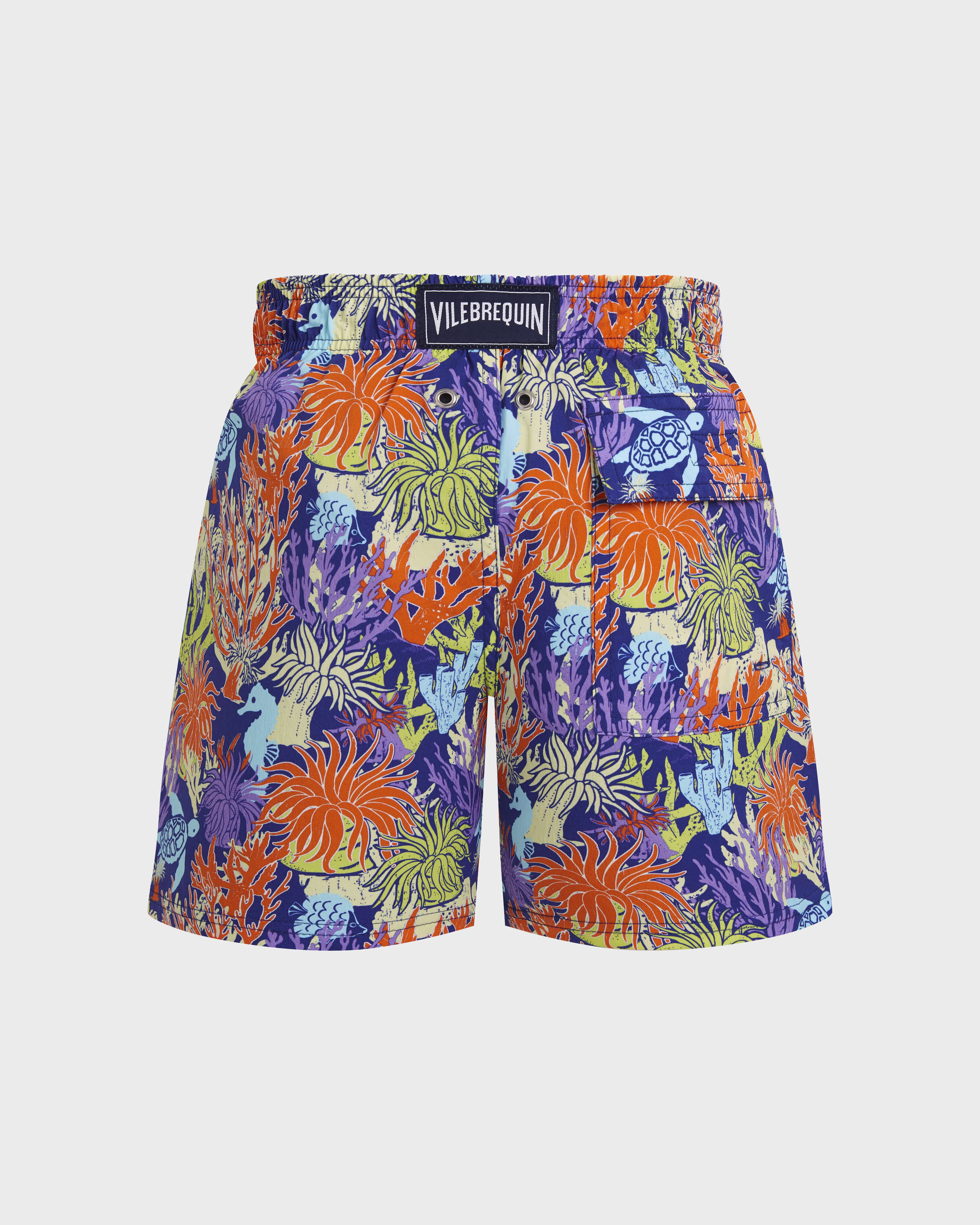 Maillot de bain stretch garçon Aquatic Life VERSAILLES back view