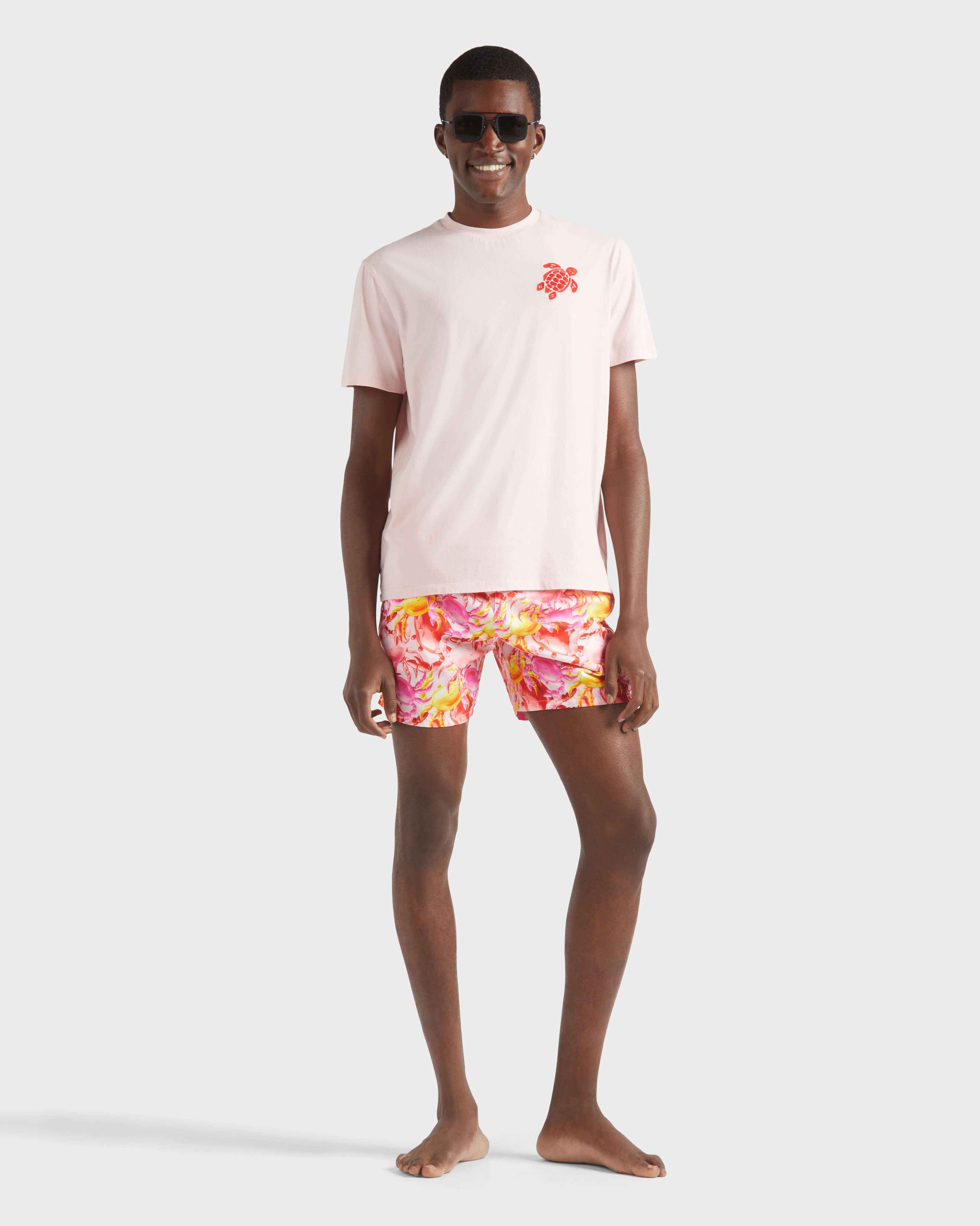 Men Ultra-light and Packable Swim Trunks Crab Ballons PEONY supp1 view