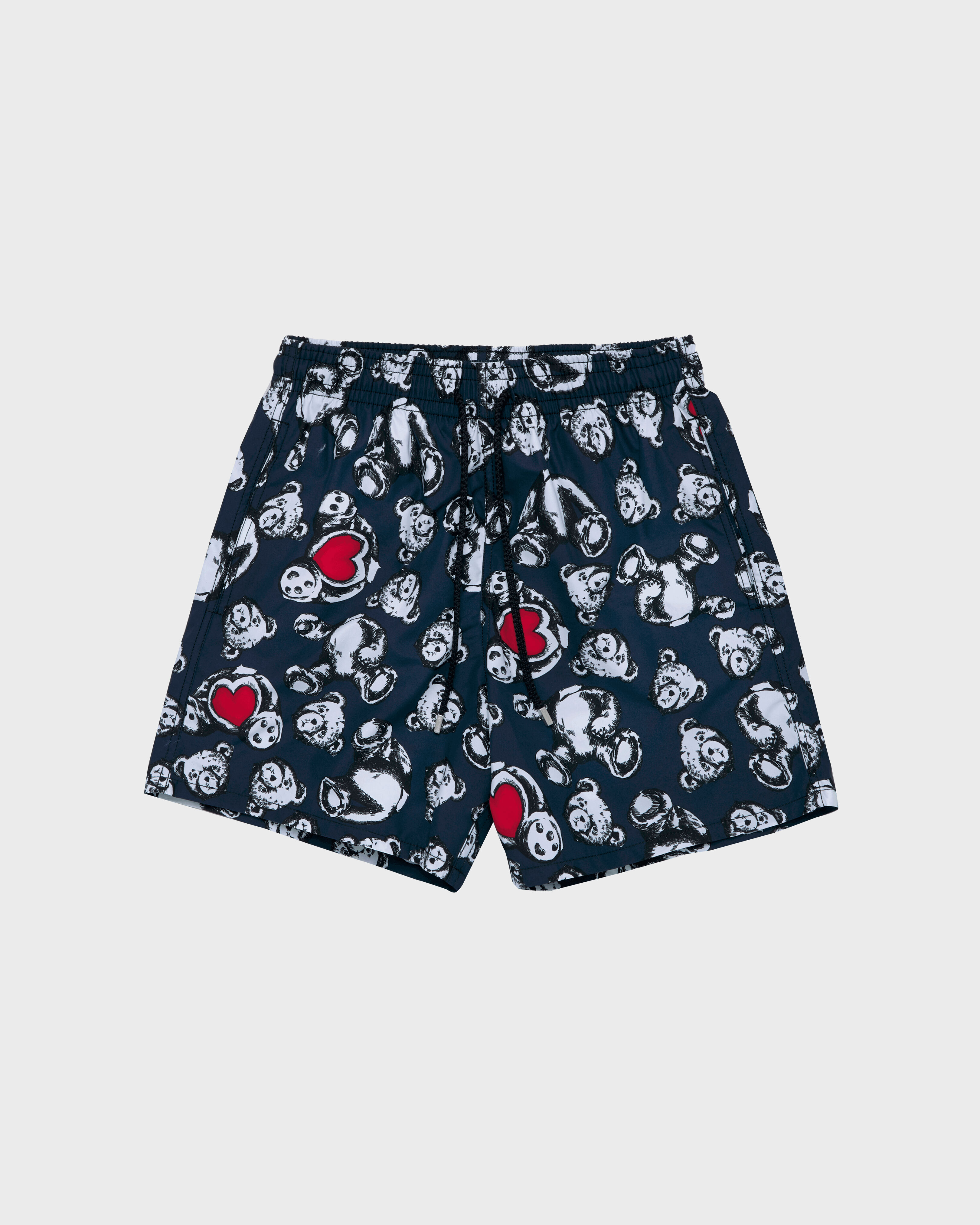 Bañador con estampado Palm Bear Hearts para hombre - Vilebrequin x Palm Angels AZUL MARINO front view