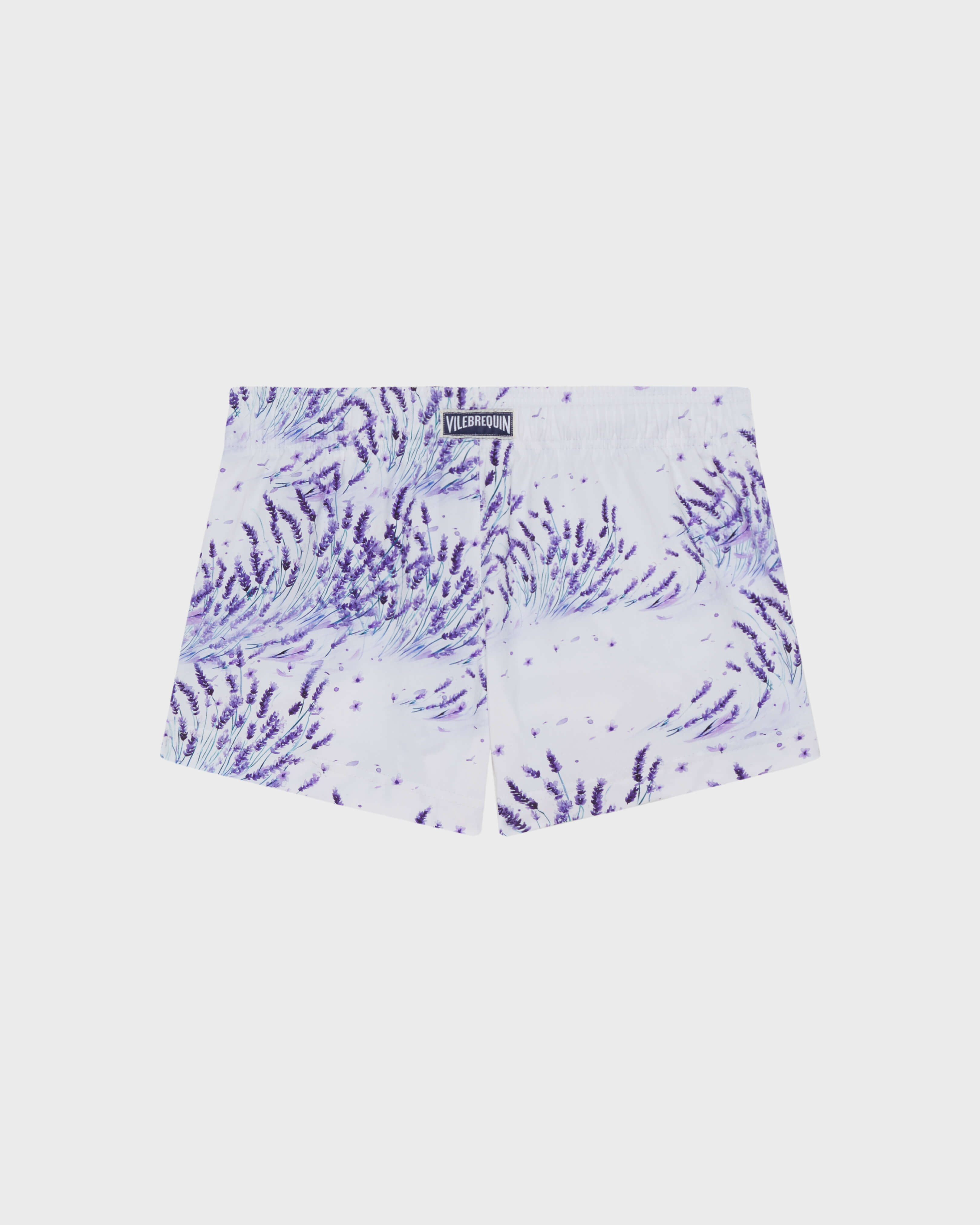 Short de bain fille Lavender BLANC back view