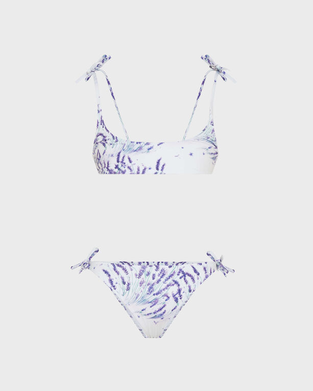 Vilebrequin - Girls Two Pieces Swimsuit Lavender - Swimwear - Gwendy - White - Size 6
