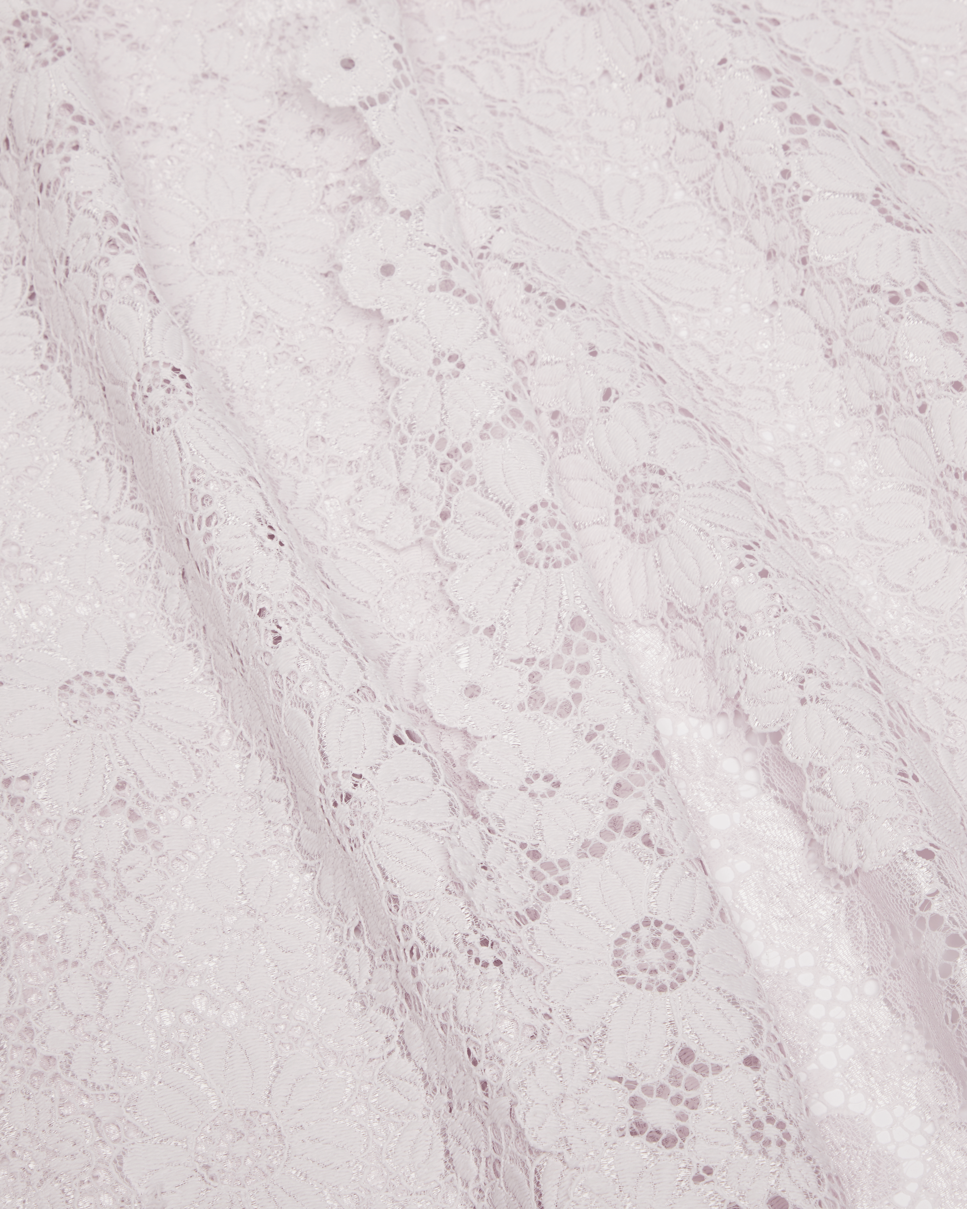 Pantalon fendu en guipûre femme Flowers Lace BLANC supp2 view