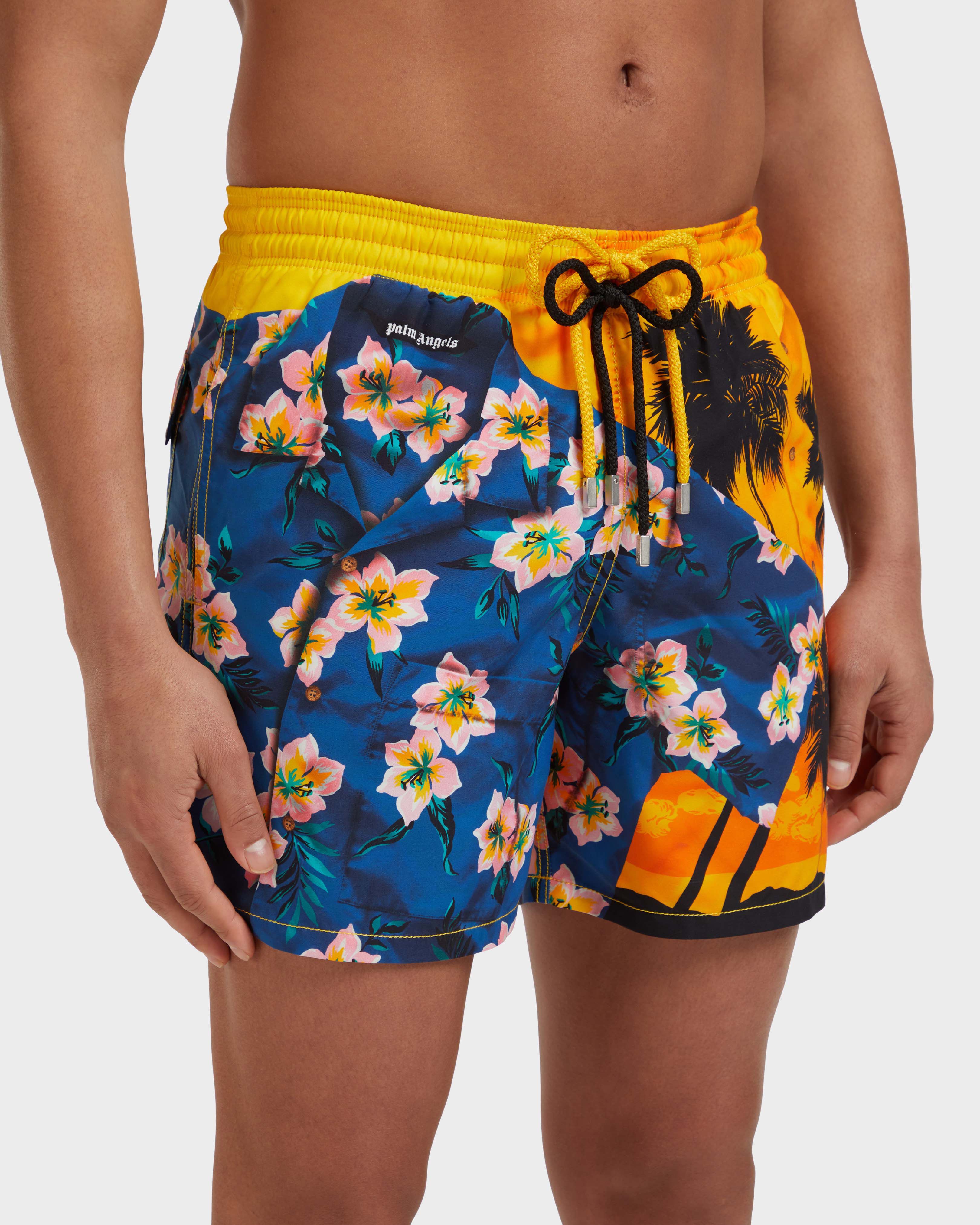 Men Swim Shorts Hawaiian Mix - VBQ x Palm Angels CORN supp2 view