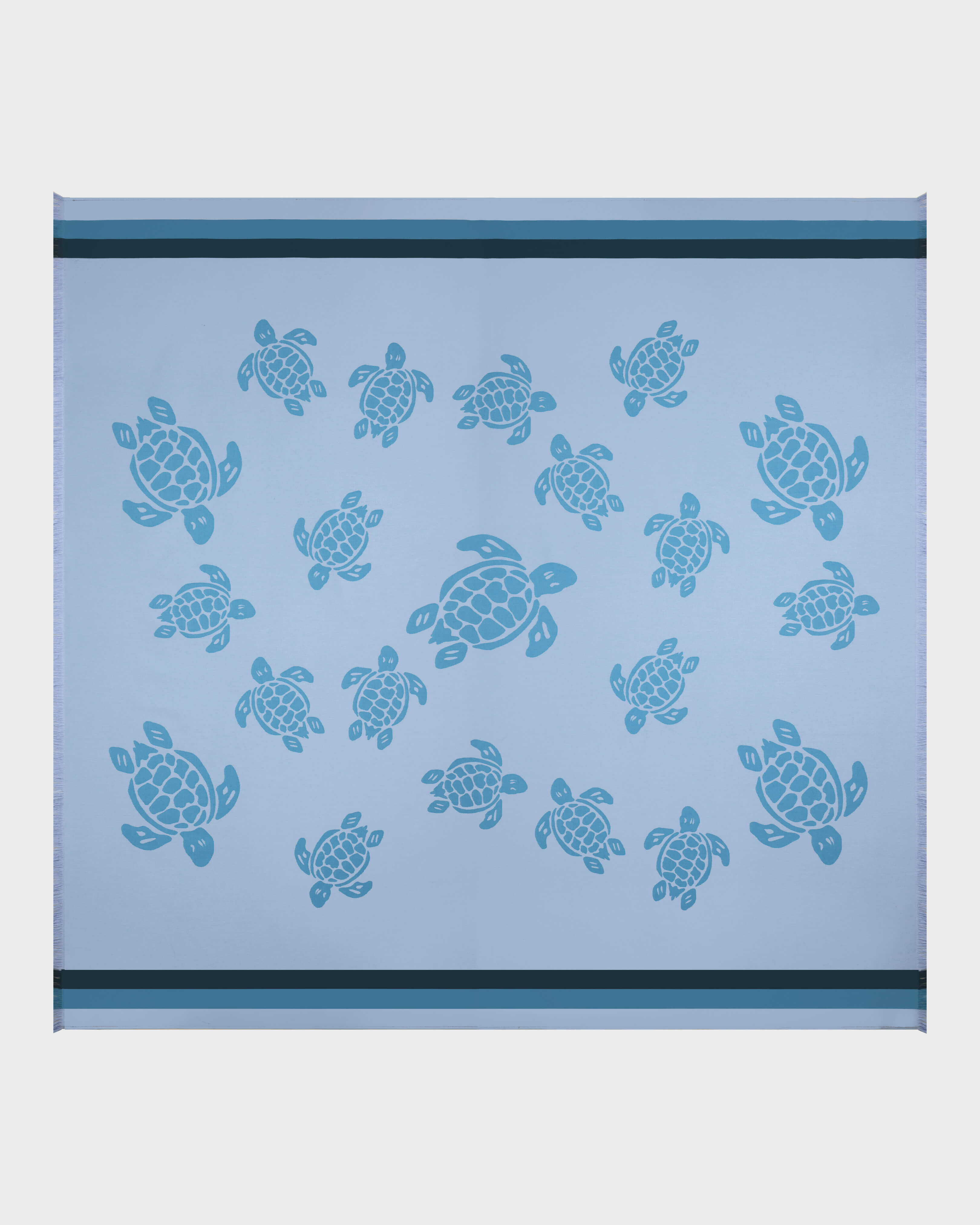 Big Towel Ronde des Tortues FLAX FLOWER front view