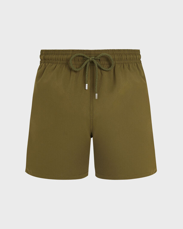 Vilebrequin Men's - Micro-Perforated Ultra-Light And Packable Swim Shorts Solid - Swimwear - Mahina - Green Extra Large