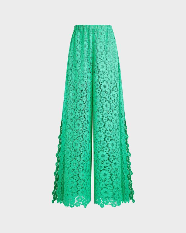 Vilebrequin - Women Guipure Pants Flowers Lace - Pant - Pazuka - Green - Size S