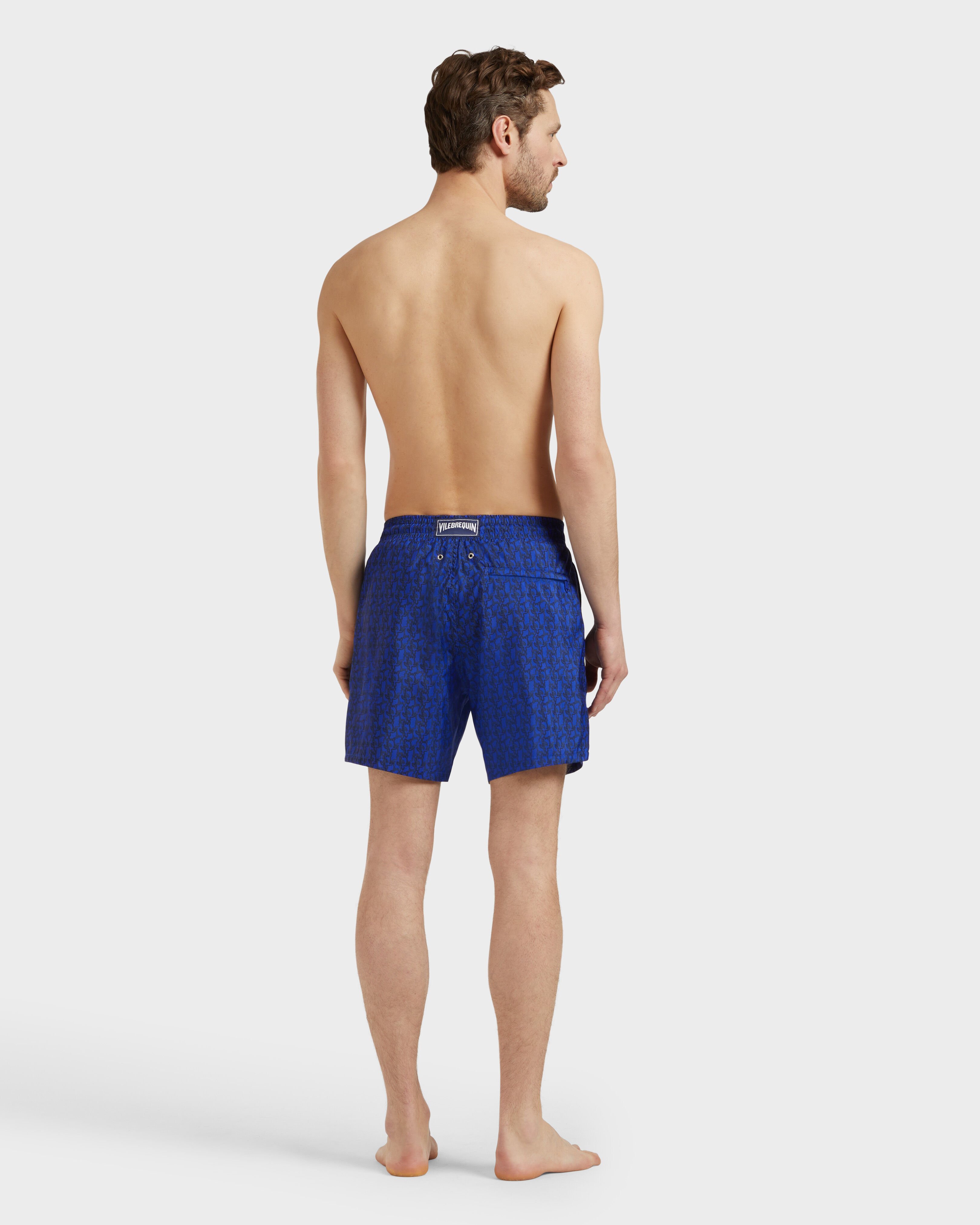 Men Ultra-light and packable Swim Shorts Turtlles Net MARRAKECH backworn view